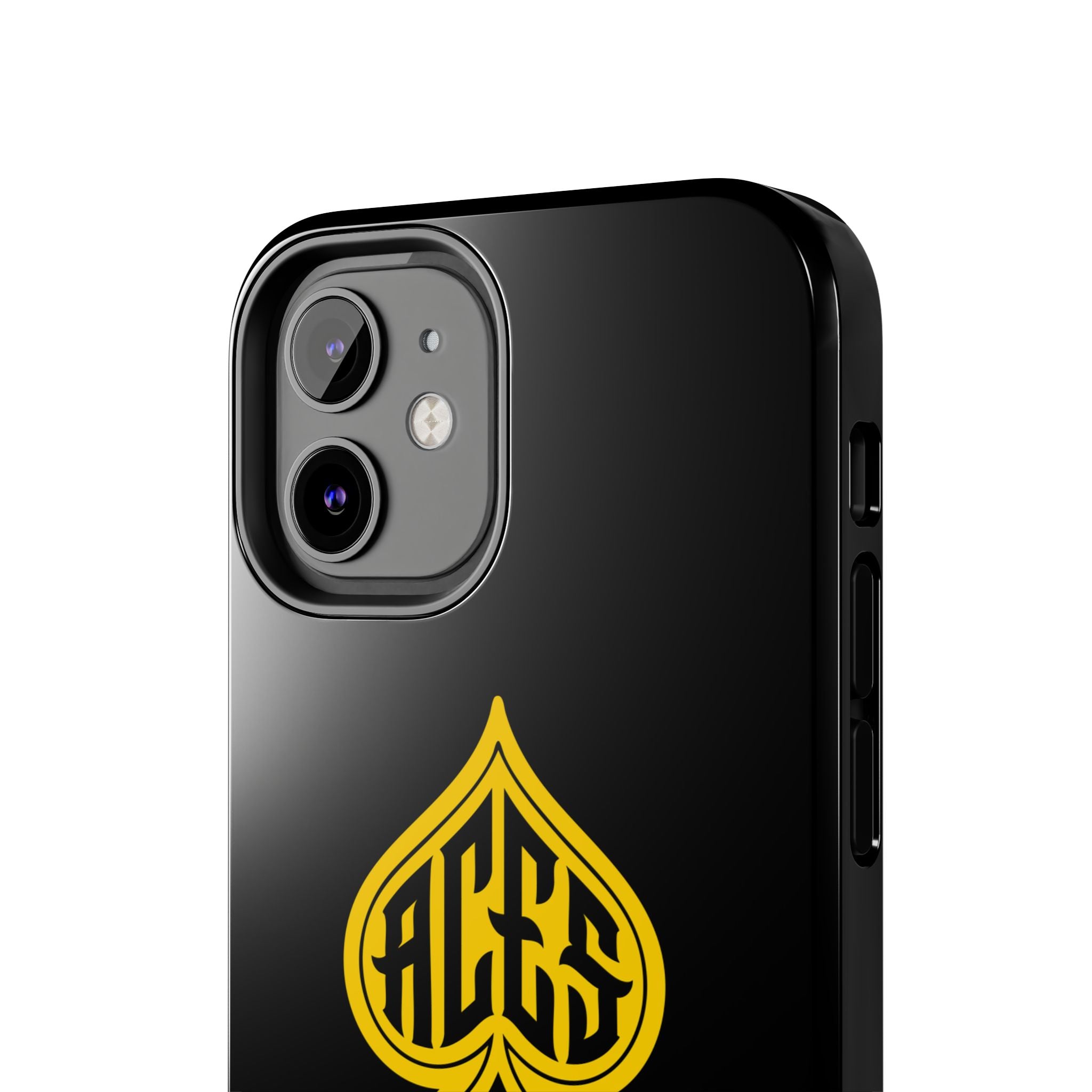 Phone Case — Black & Gold Protective Phone Cover (various sizes)