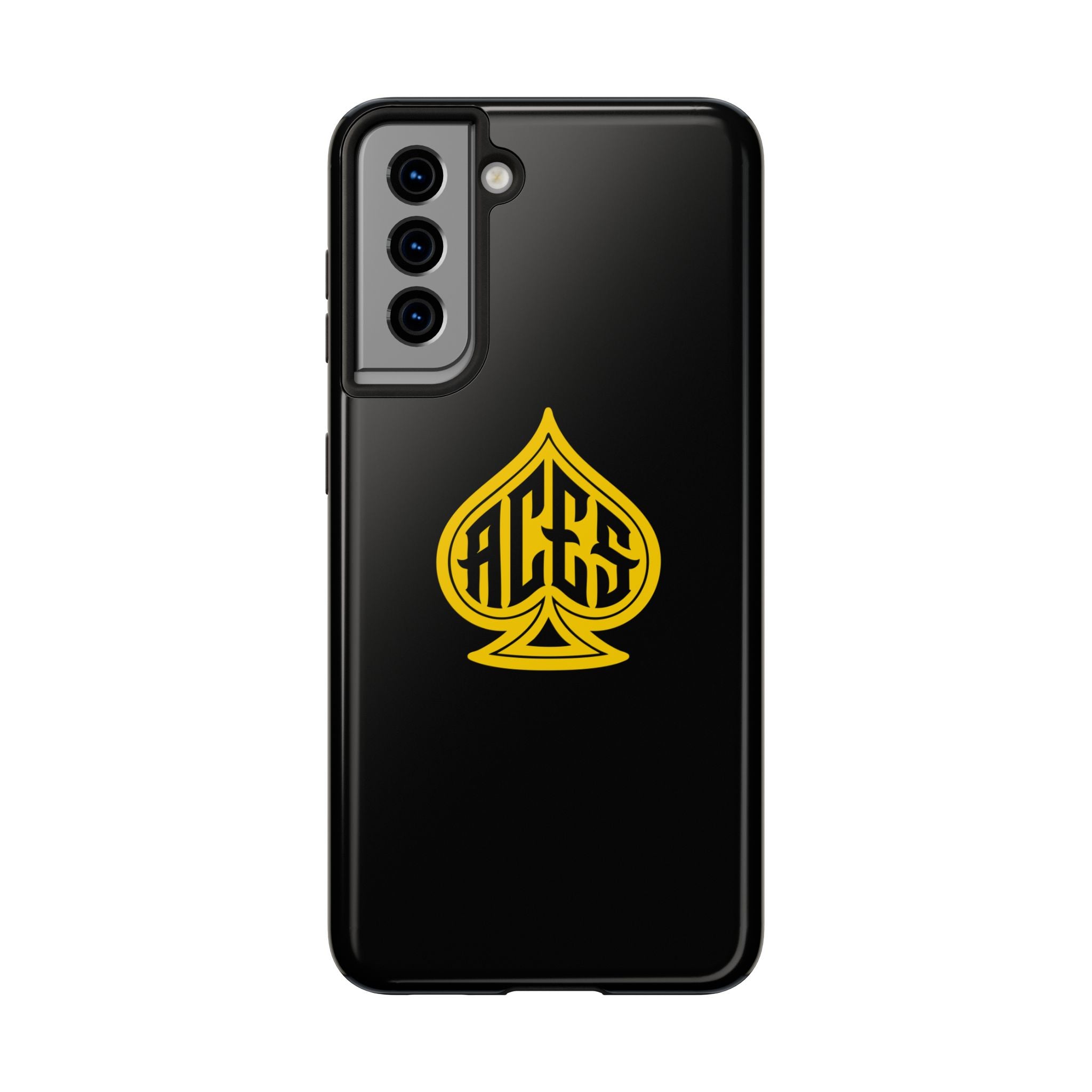 Phone Case — Black & Gold Protective Phone Cover (various sizes)