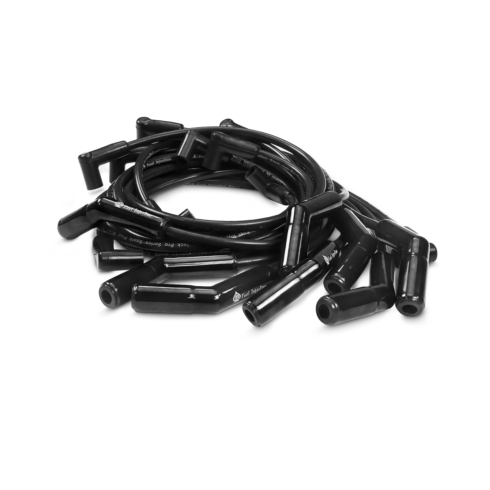ACES Fuel Injection. 135 Degree Boot Black Jack Pro Ceramic Boot Spark Plug Wires