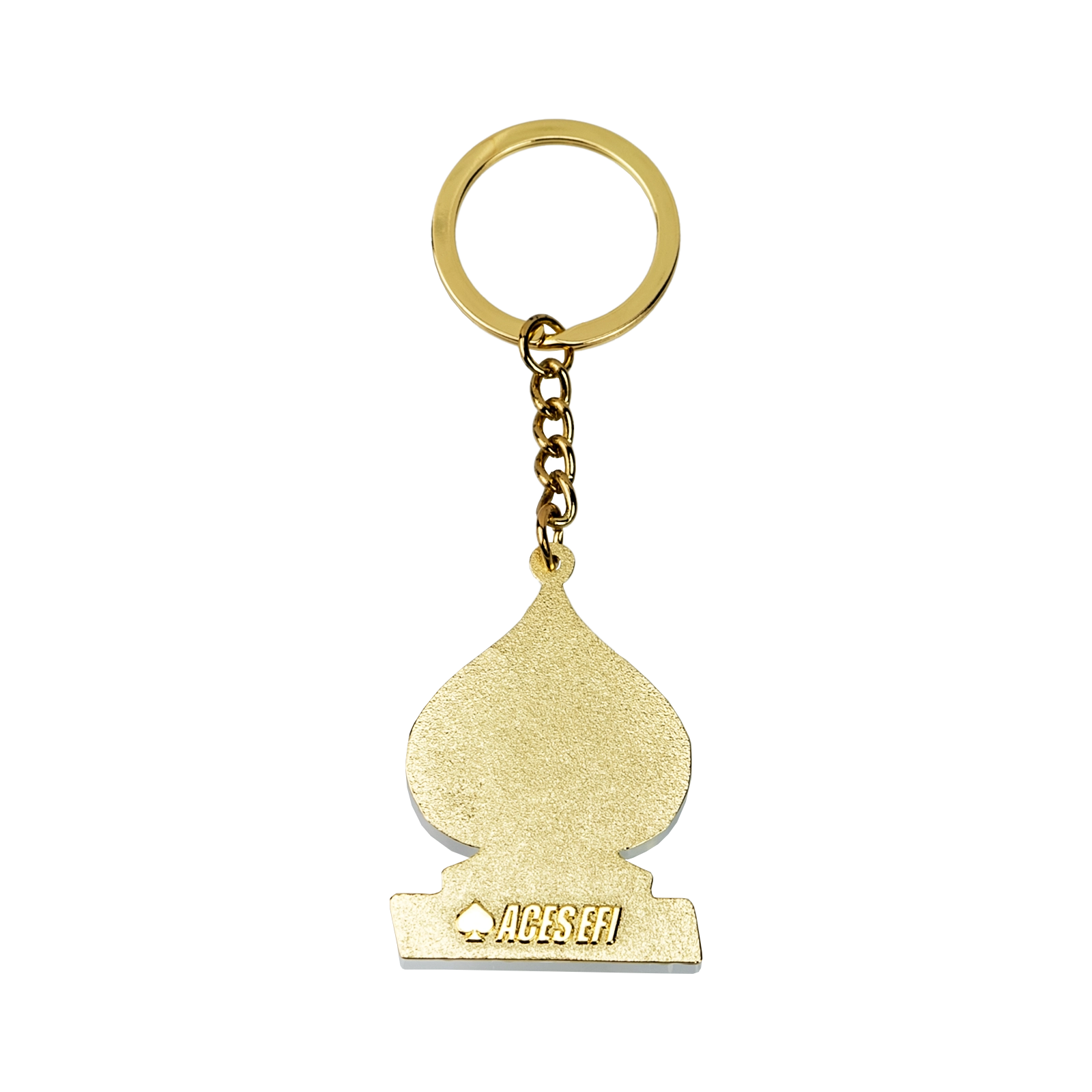 Aces Metal Keychain