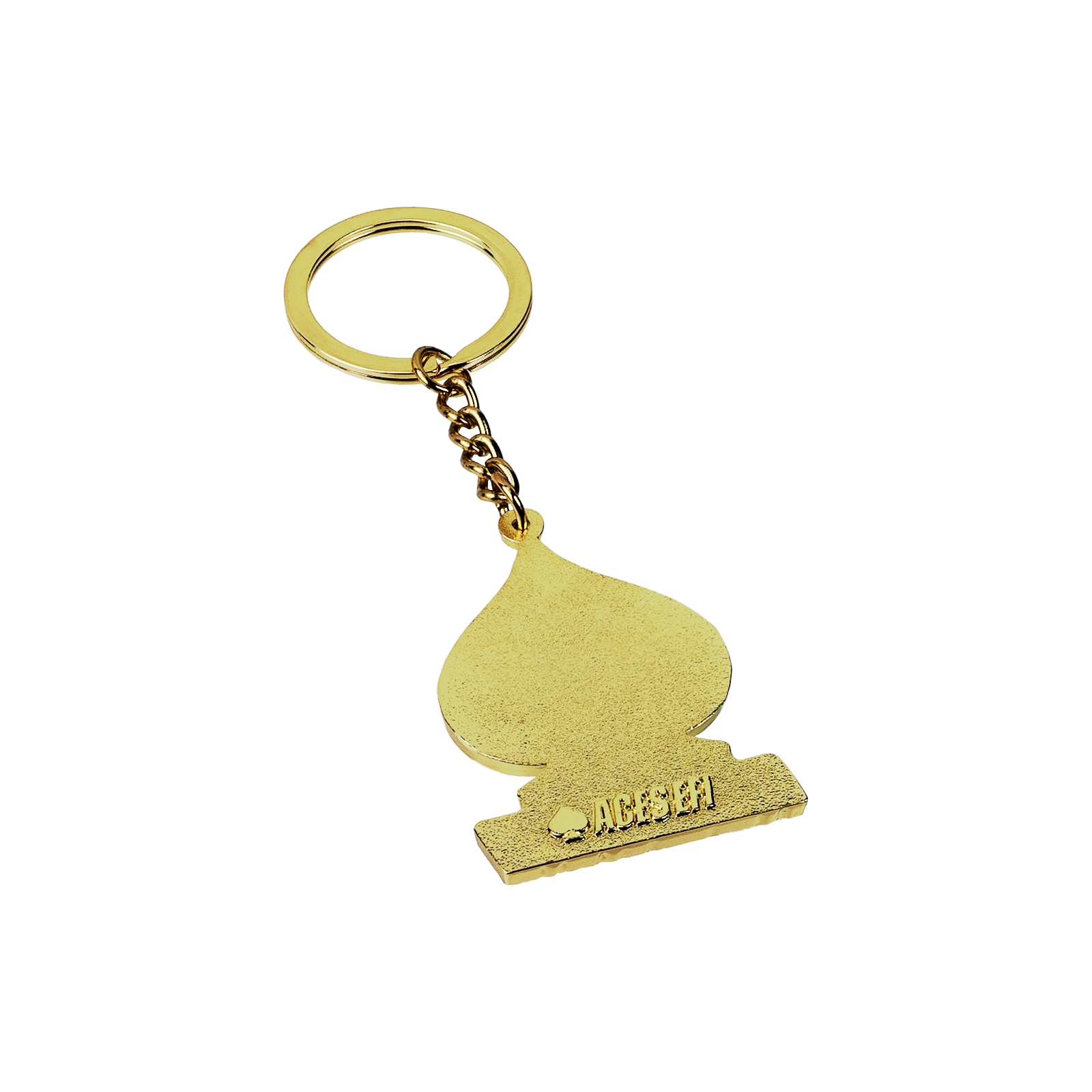 Aces Metal Keychain
