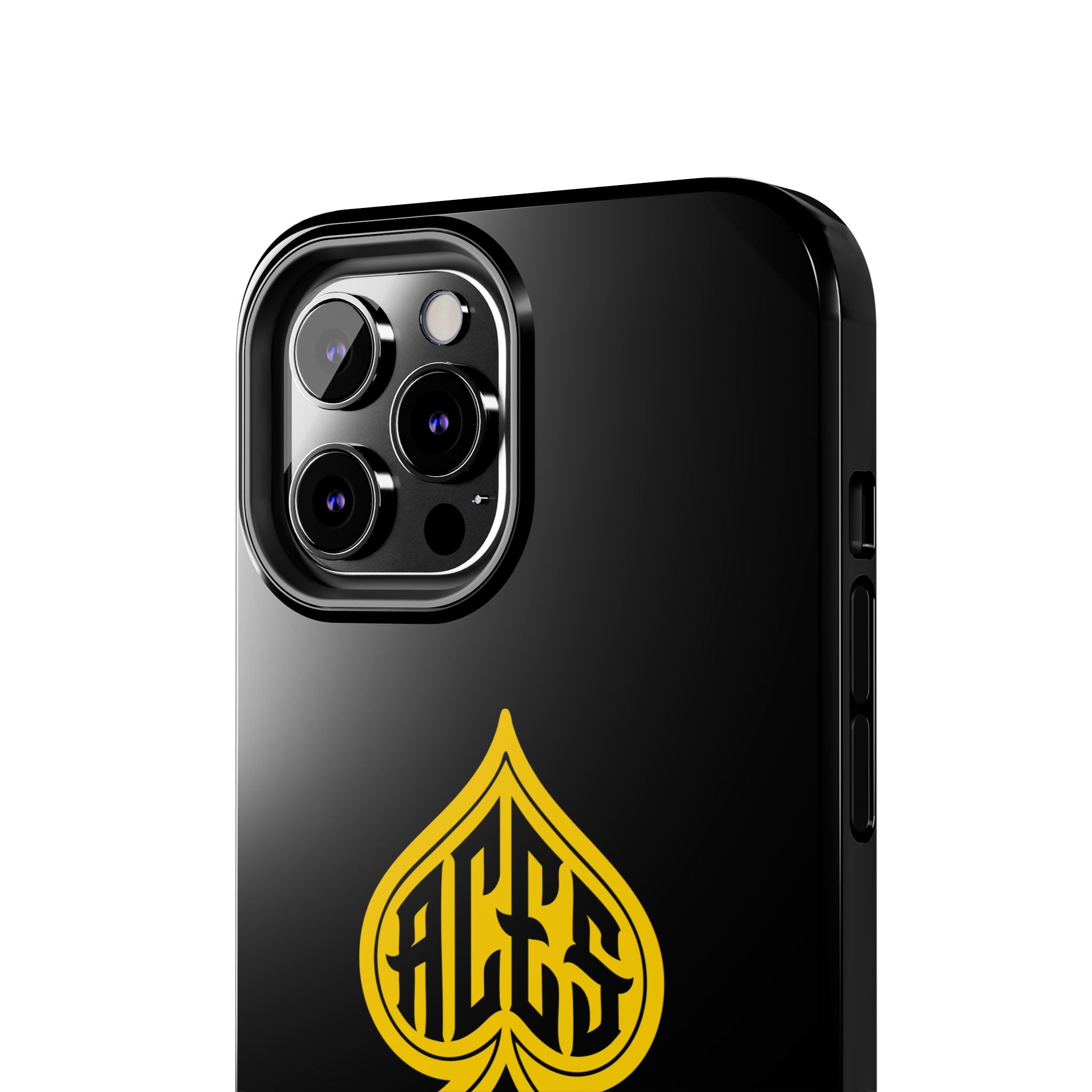 Phone Case — Black & Gold Protective Phone Cover (various sizes)
