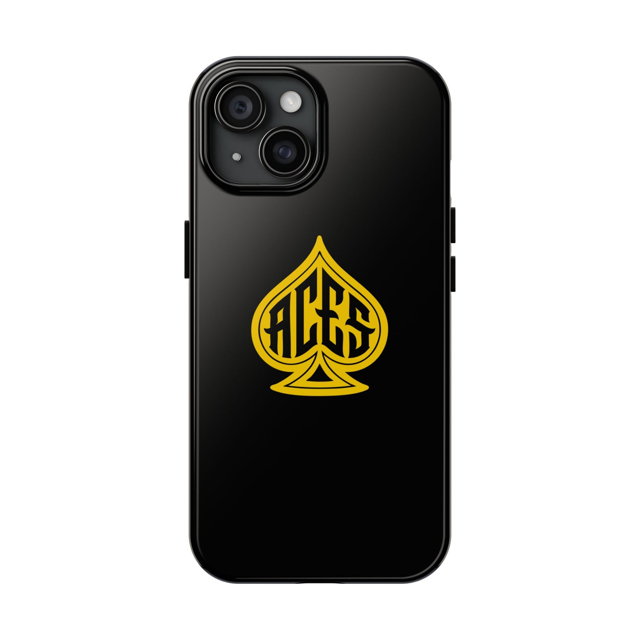 Phone Case — Black & Gold Protective Phone Cover (various sizes)