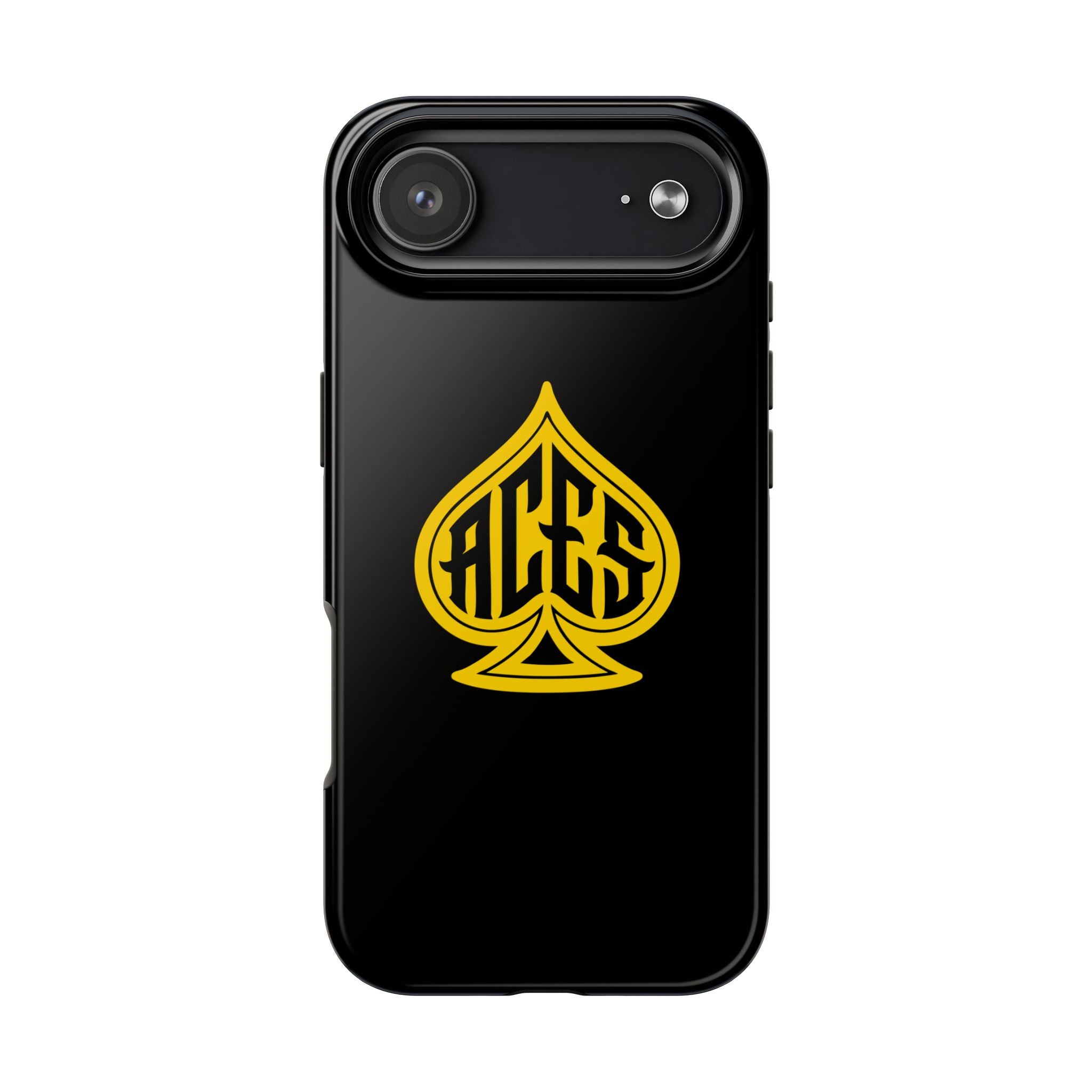 Phone Case — Black & Gold Protective Phone Cover (various sizes)