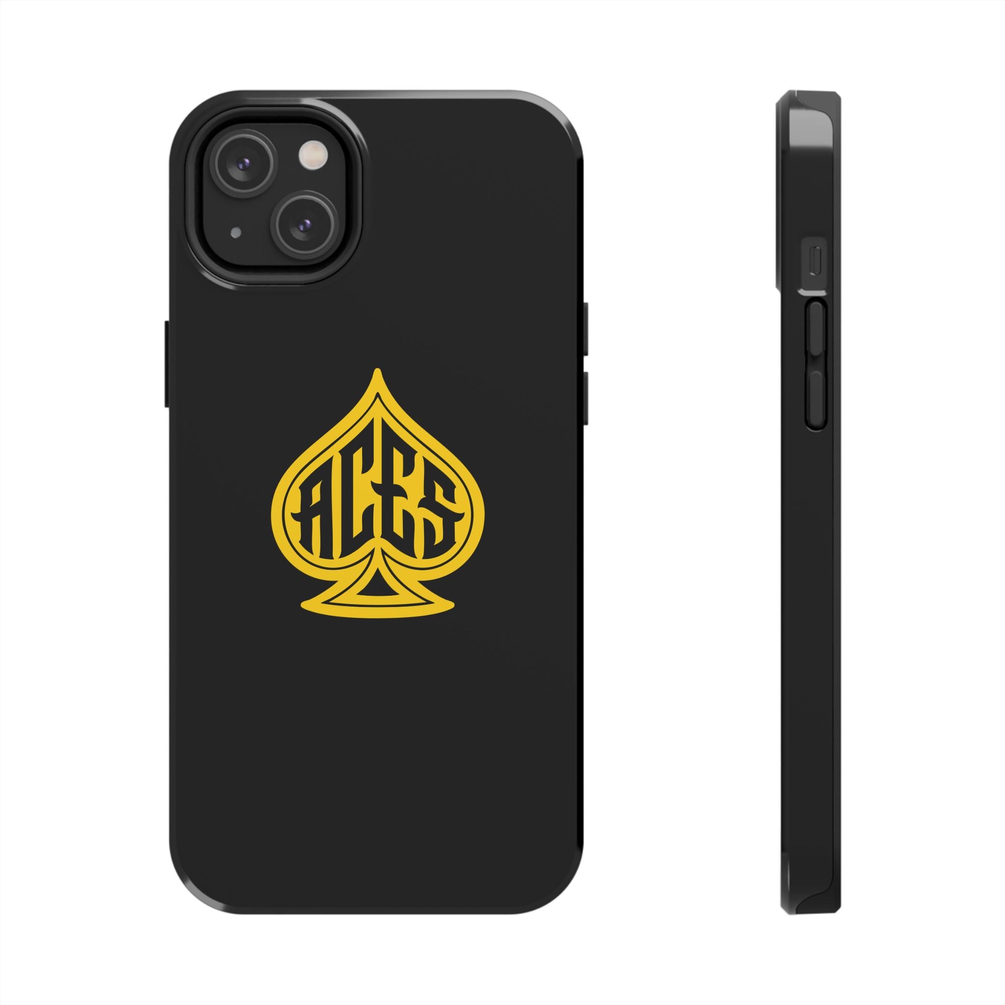 Phone Case — Black & Gold Protective Phone Cover (various sizes)
