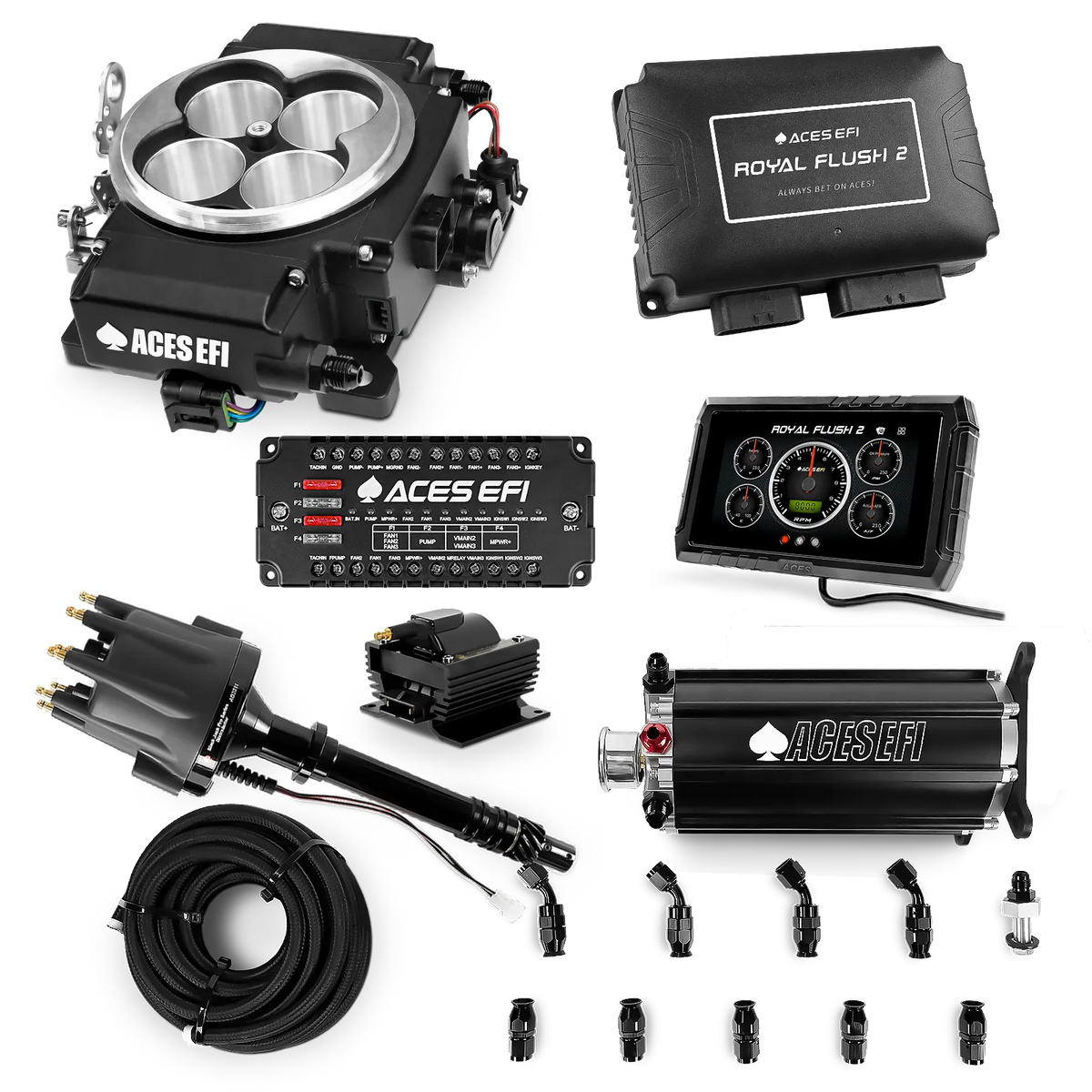 Royal Flush 2 EFI/CDI Master Kits (Black)