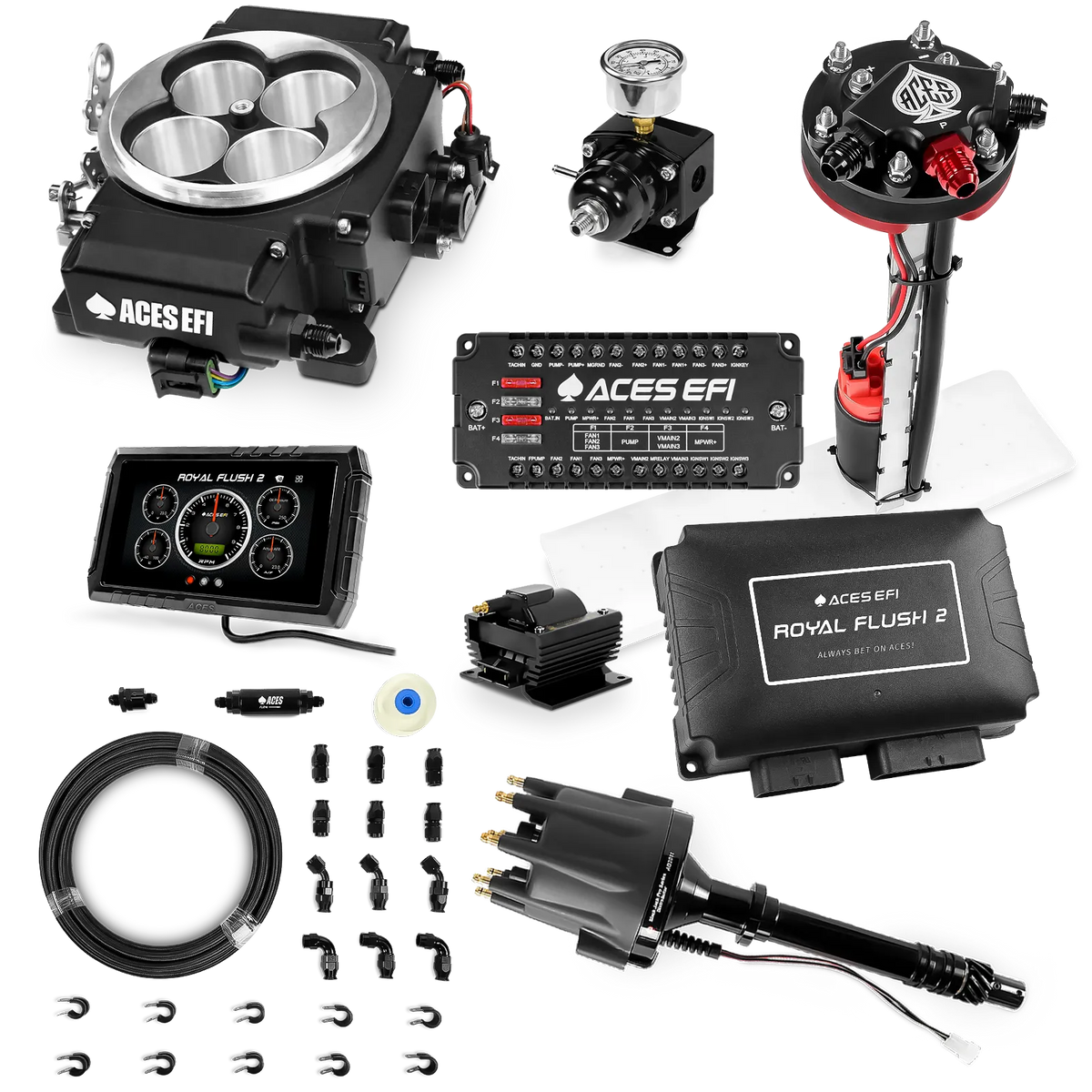 Royal Flush 2 EFI/CDI Master Kits (Black)