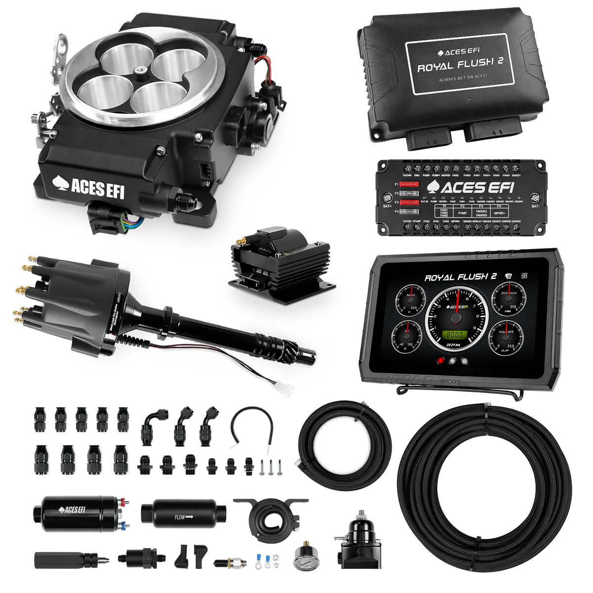 Royal Flush 2 EFI/CDI Master Kits (Black)
