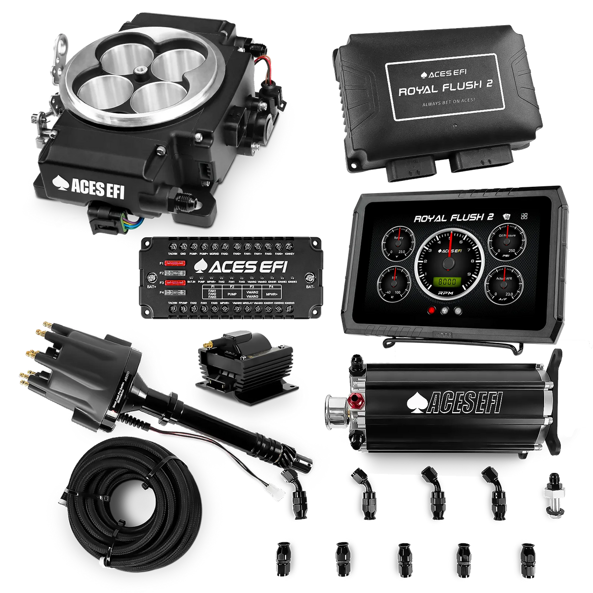 Royal Flush 2 EFI/CDI Master Kits (Black)