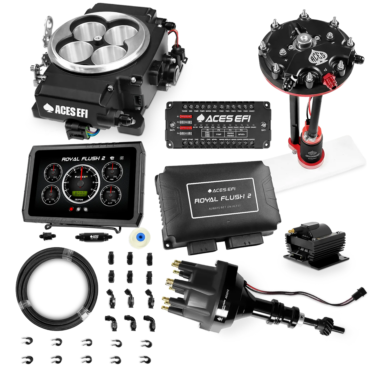Royal Flush 2 EFI/CDI Master Kits (Black)