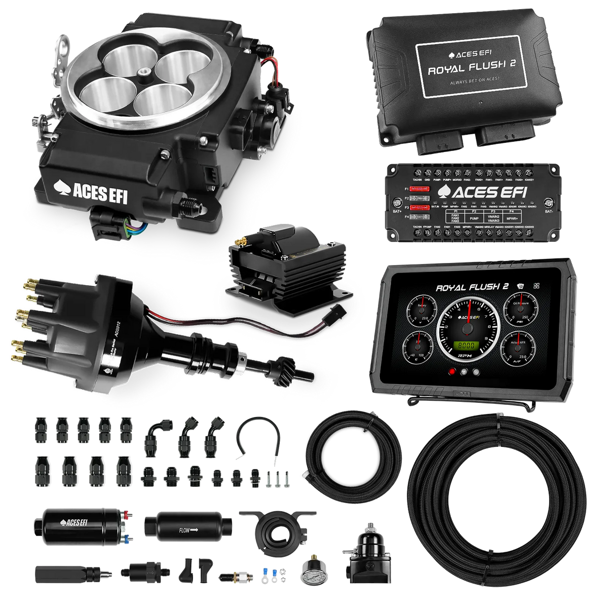 Royal Flush 2 EFI/CDI Master Kits (Black)