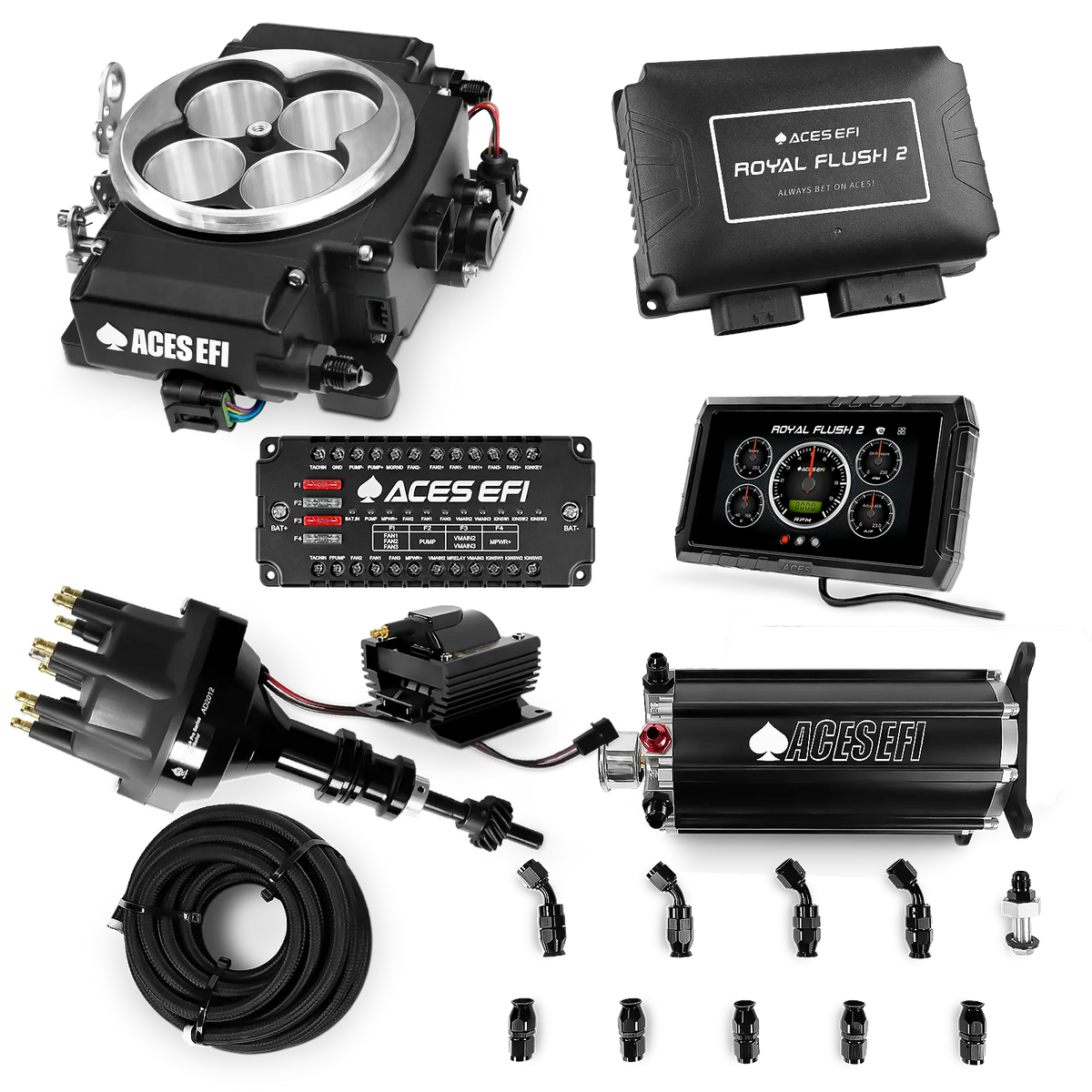 Royal Flush 2 EFI/CDI Master Kits (Black)