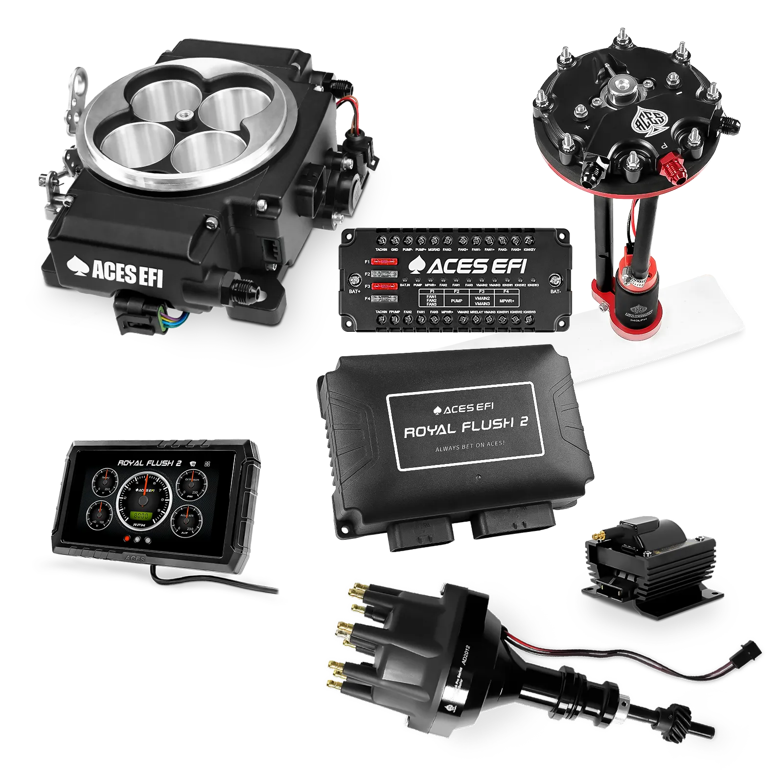 Royal Flush 2 EFI/CDI Master Kits (Black)