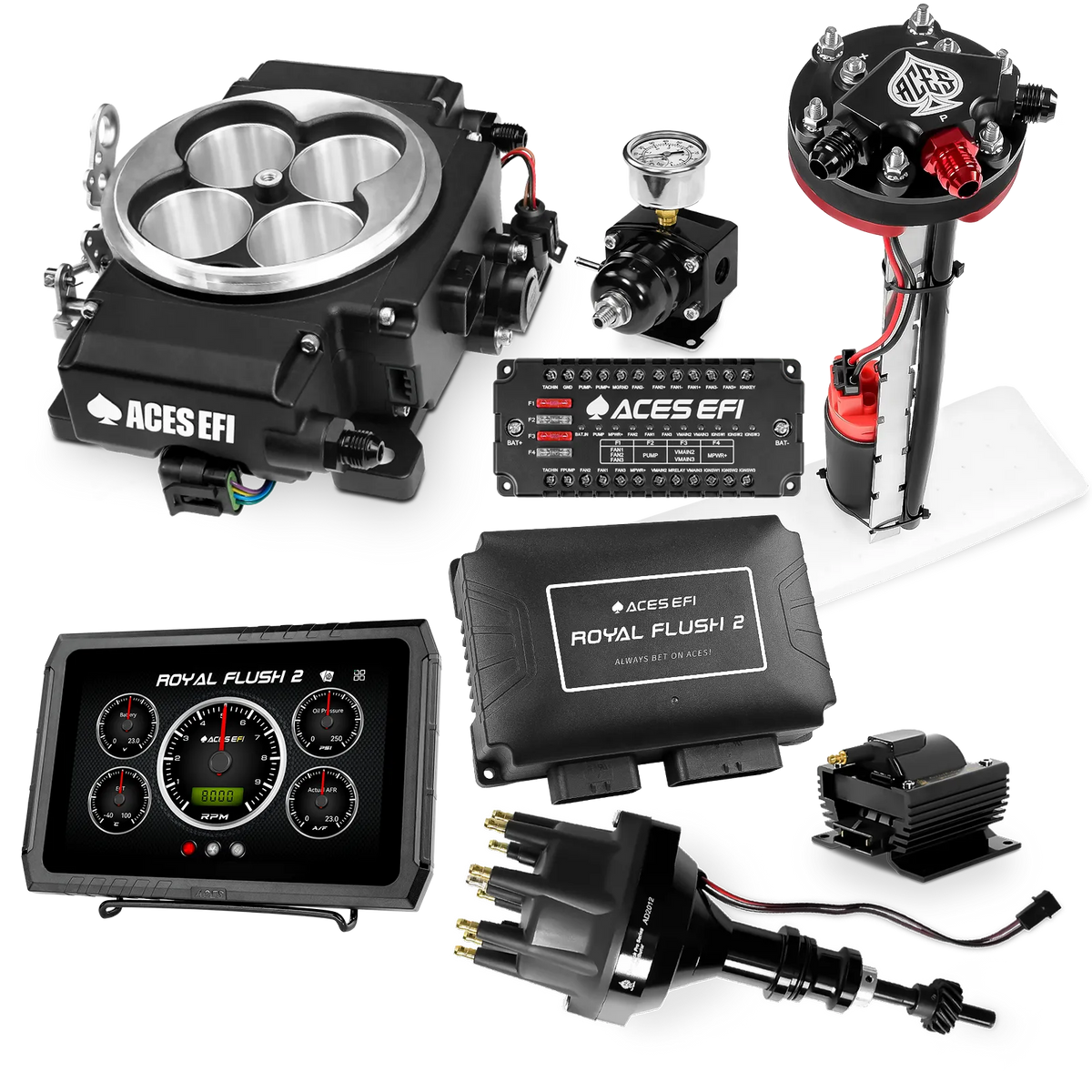 Royal Flush 2 EFI/CDI Master Kits (Black)