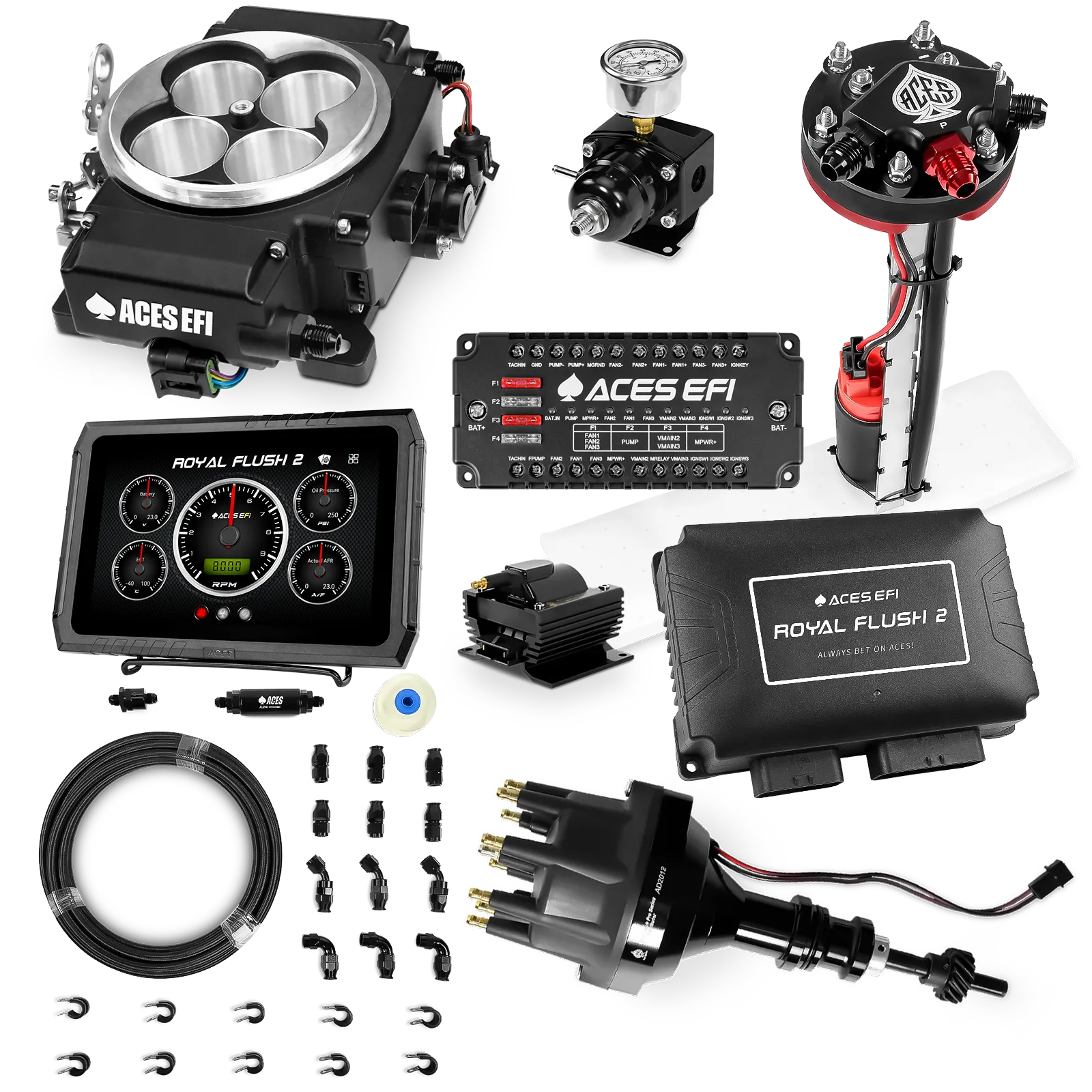 Royal Flush 2 EFI/CDI Master Kits (Black)