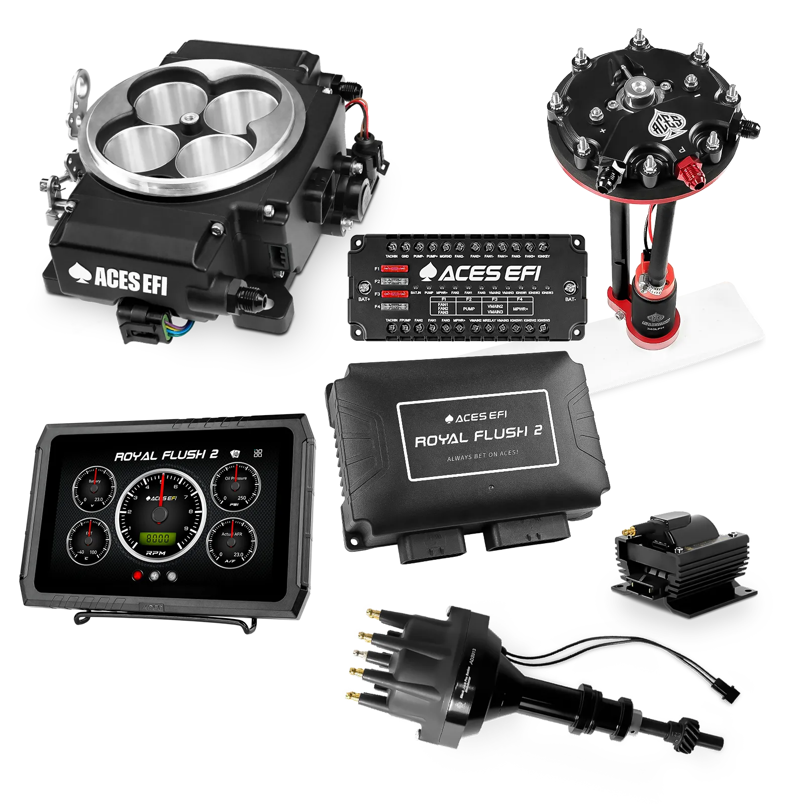 Royal Flush 2 EFI/CDI Master Kits (Black)