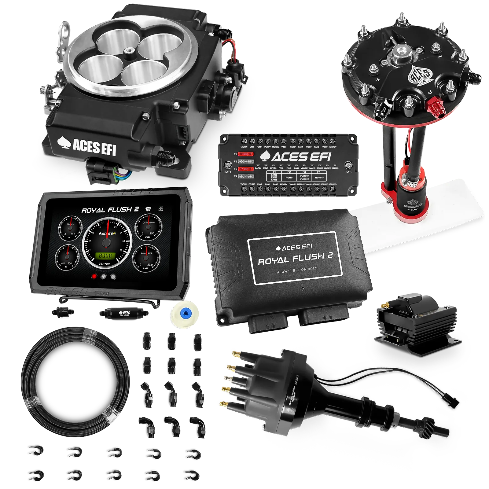 Royal Flush 2 EFI/CDI Master Kits (Black)