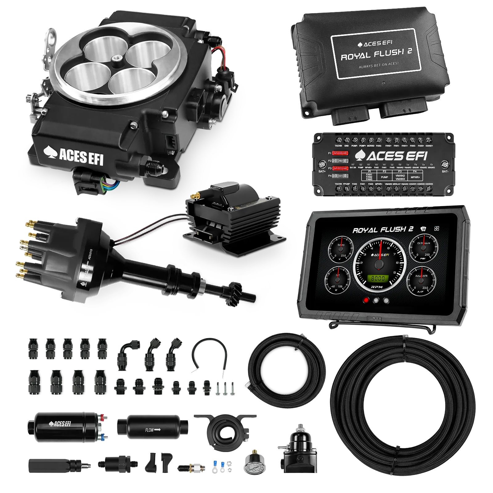 Royal Flush 2 EFI/CDI Master Kits (Black)