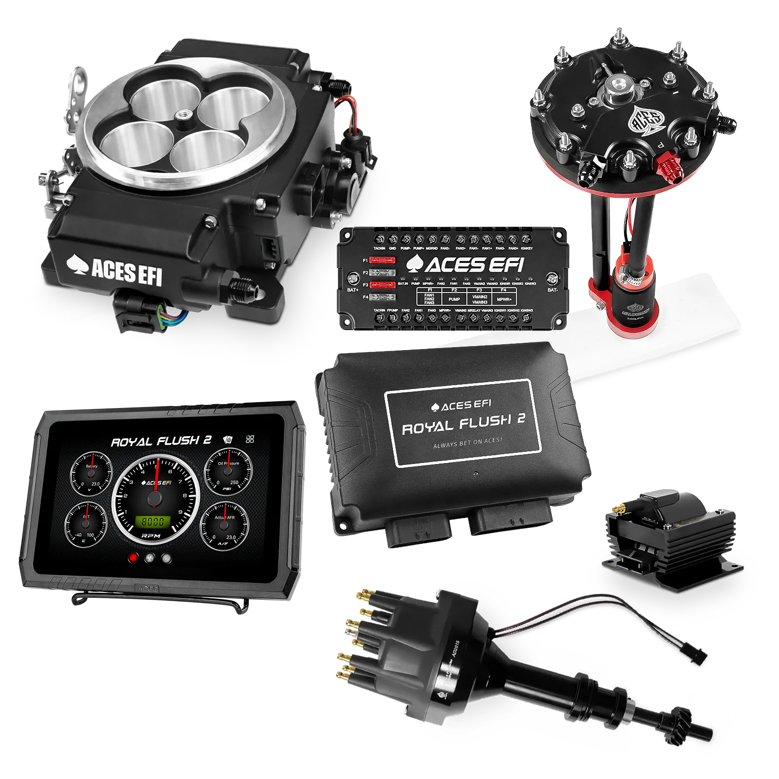 Royal Flush 2 EFI/CDI Master Kits (Black)
