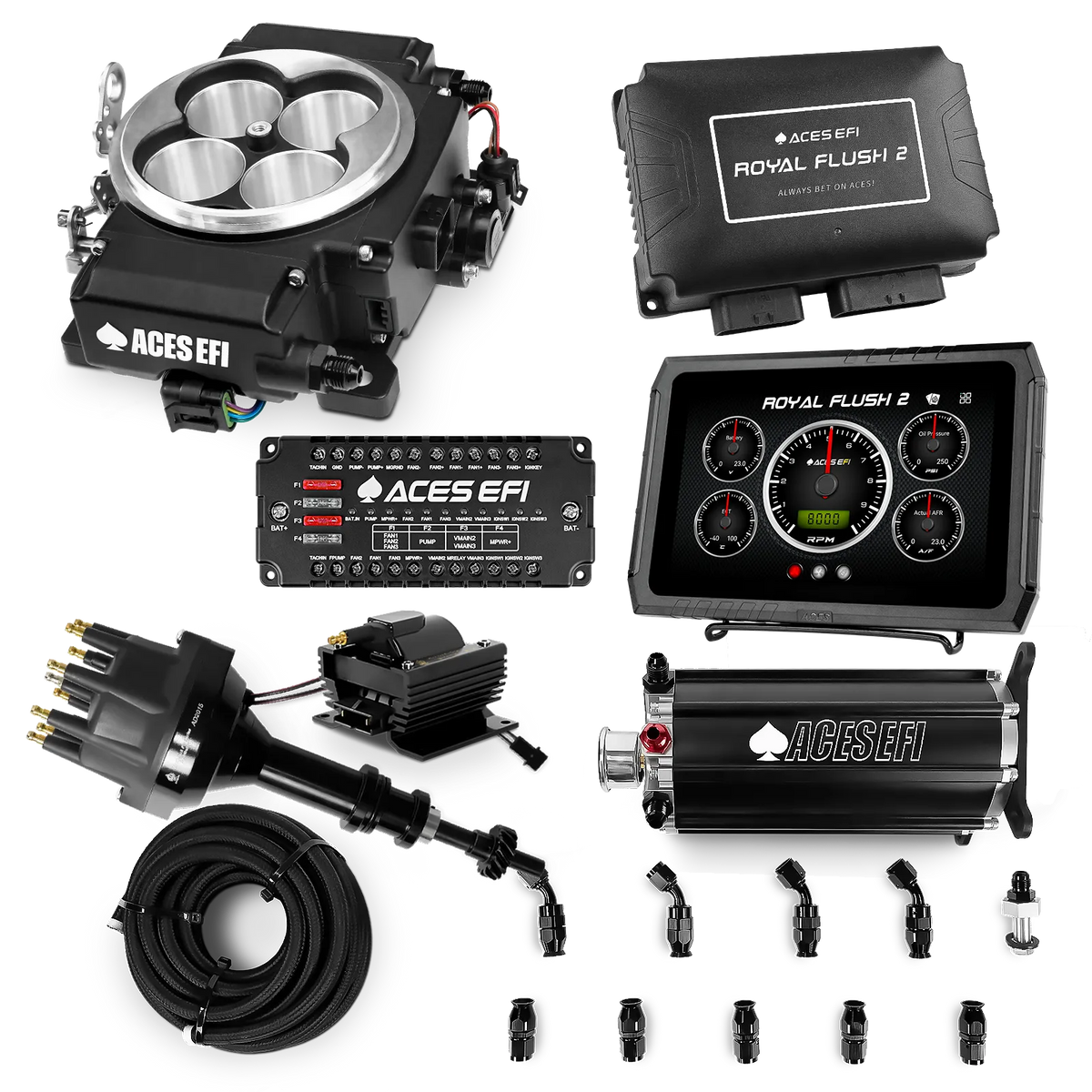Royal Flush 2 EFI/CDI Master Kits (Black)