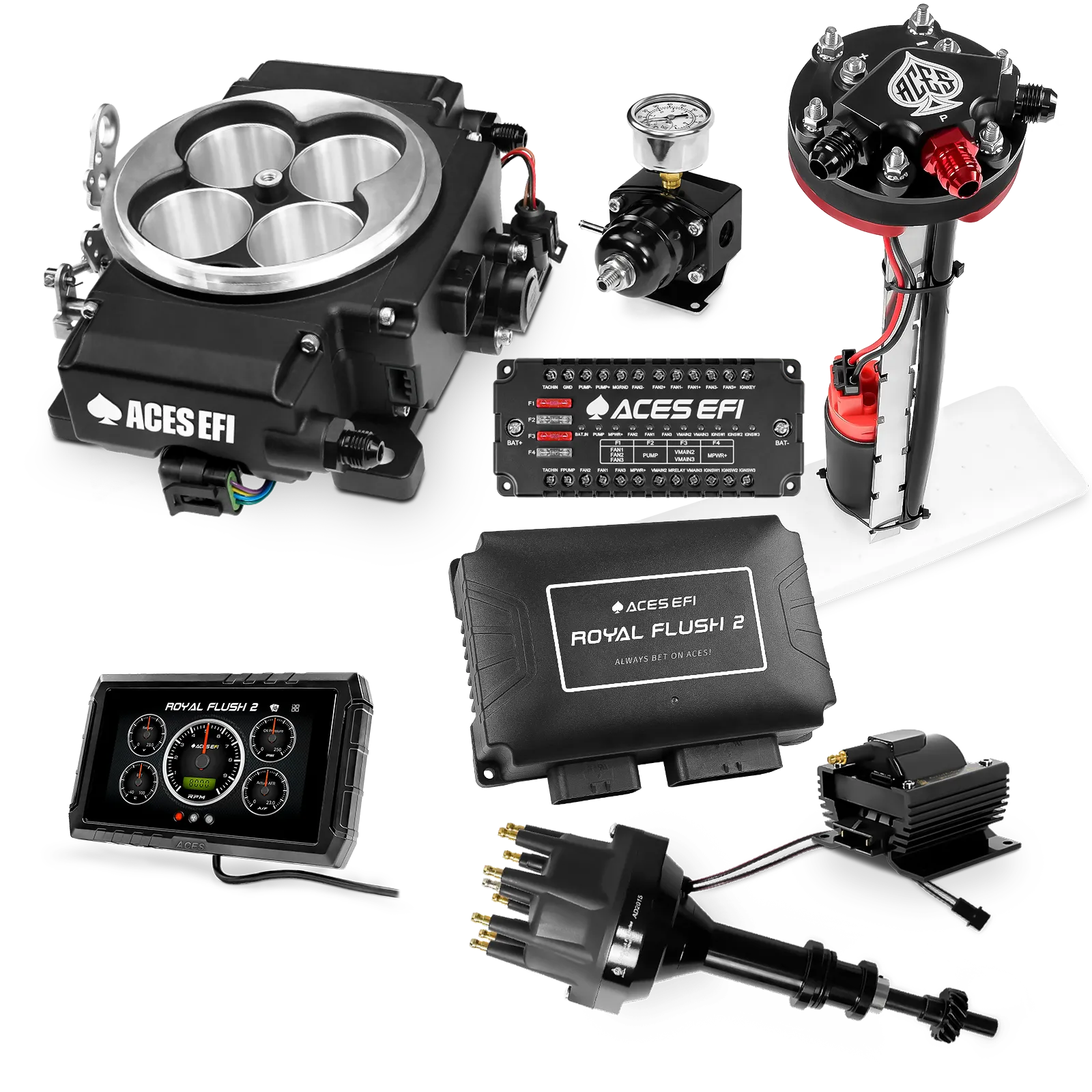 Royal Flush 2 EFI/CDI Master Kits (Black)