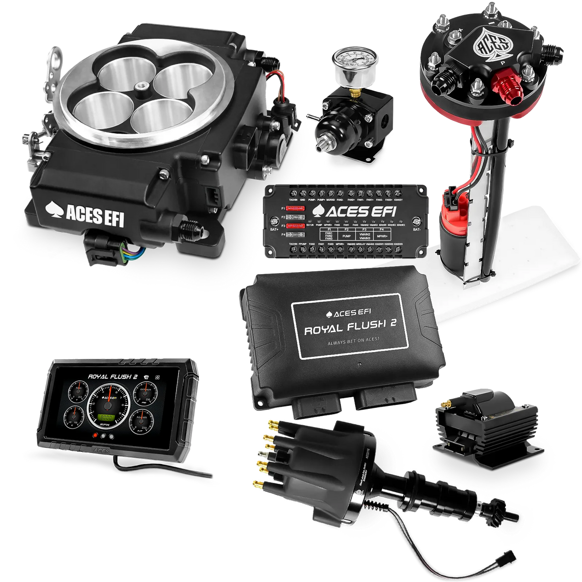 Royal Flush 2 EFI/CDI Master Kits (Black)