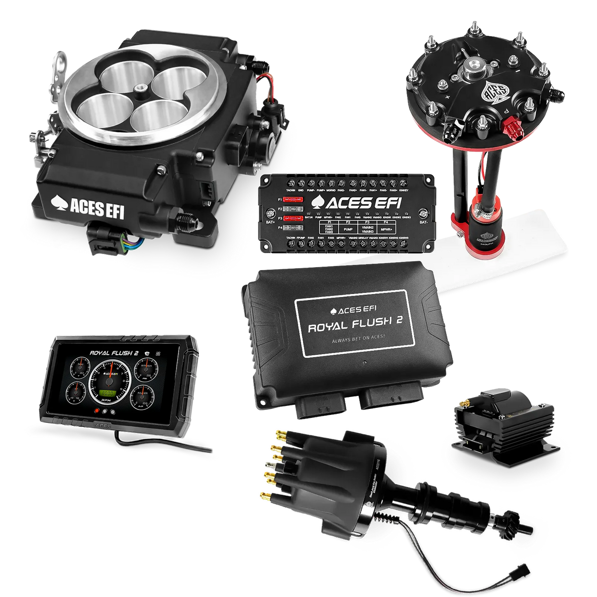 Royal Flush 2 EFI/CDI Master Kits (Black)