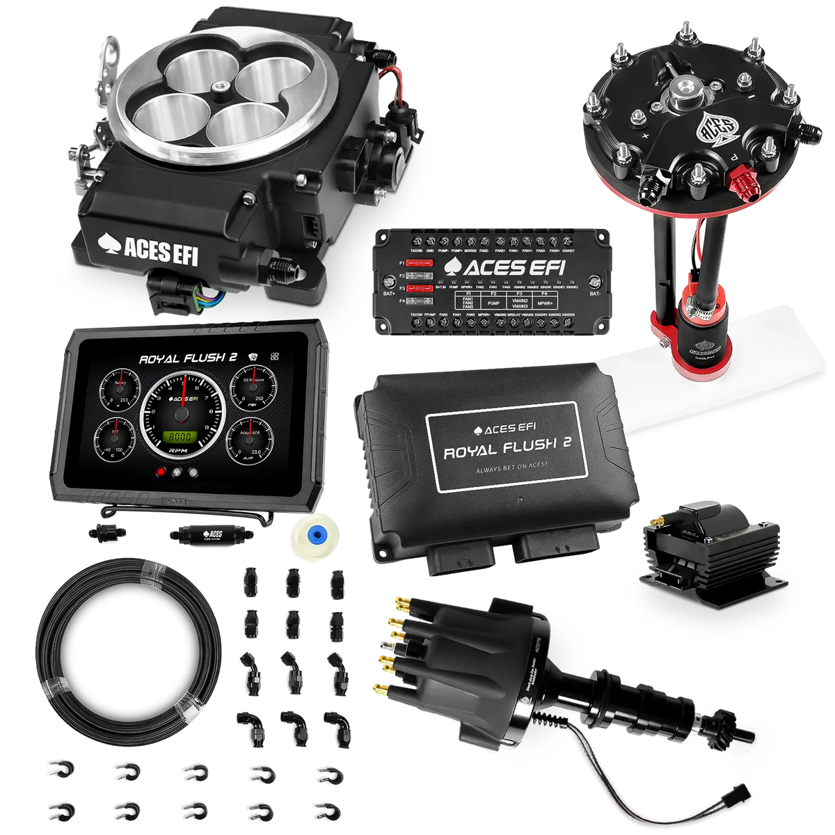 Royal Flush 2 EFI/CDI Master Kits (Black)