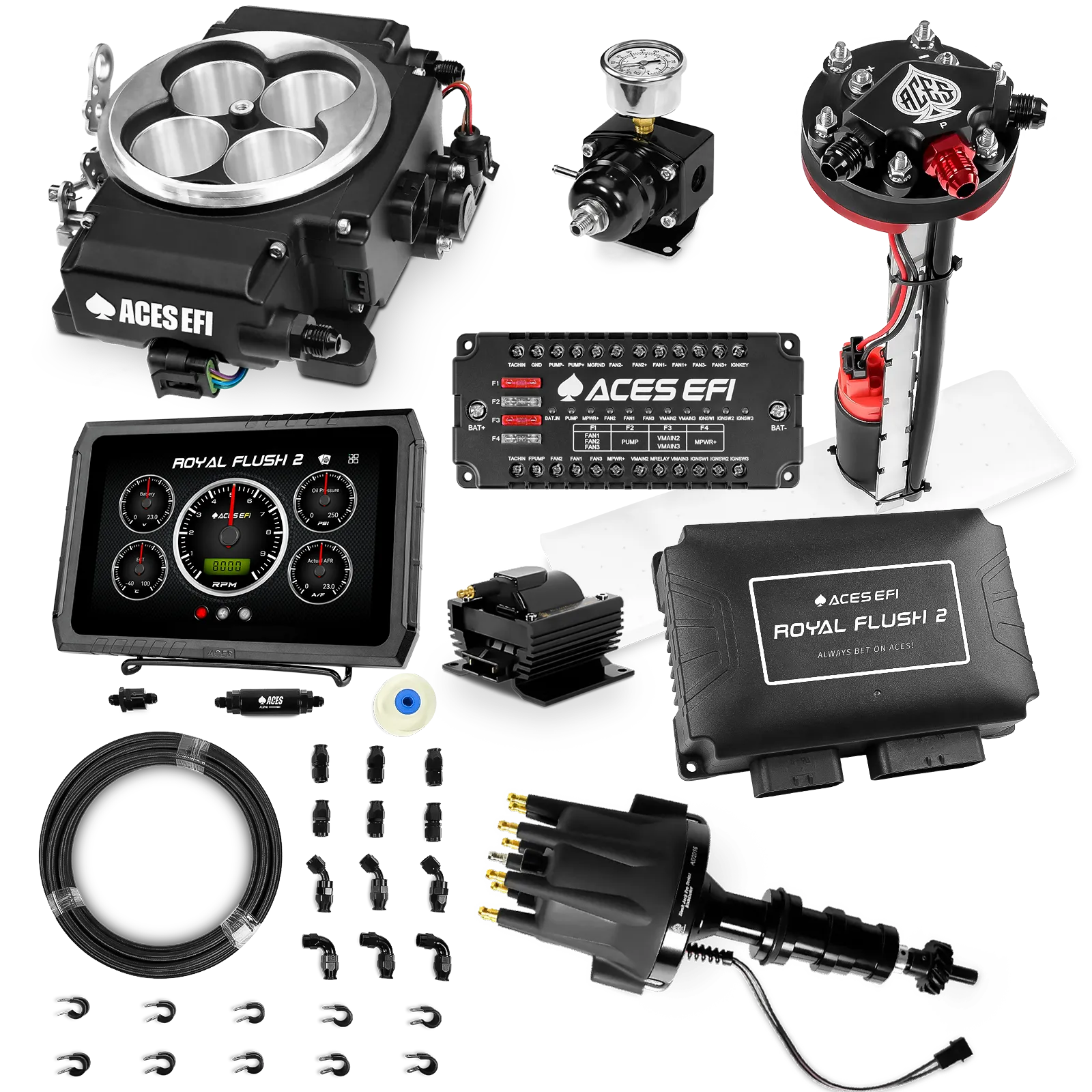 Royal Flush 2 EFI/CDI Master Kits (Black)