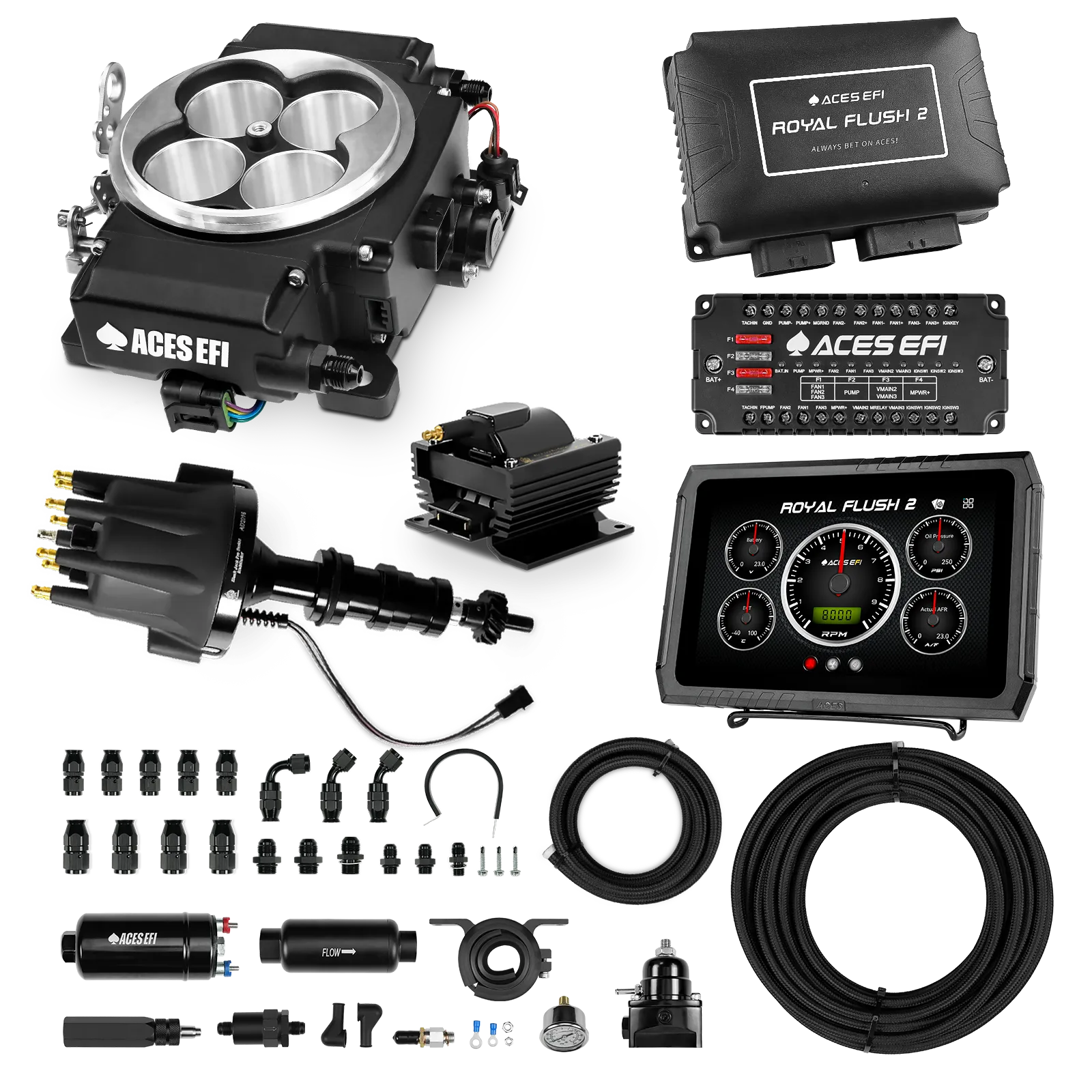 Royal Flush 2 EFI/CDI Master Kits (Black)