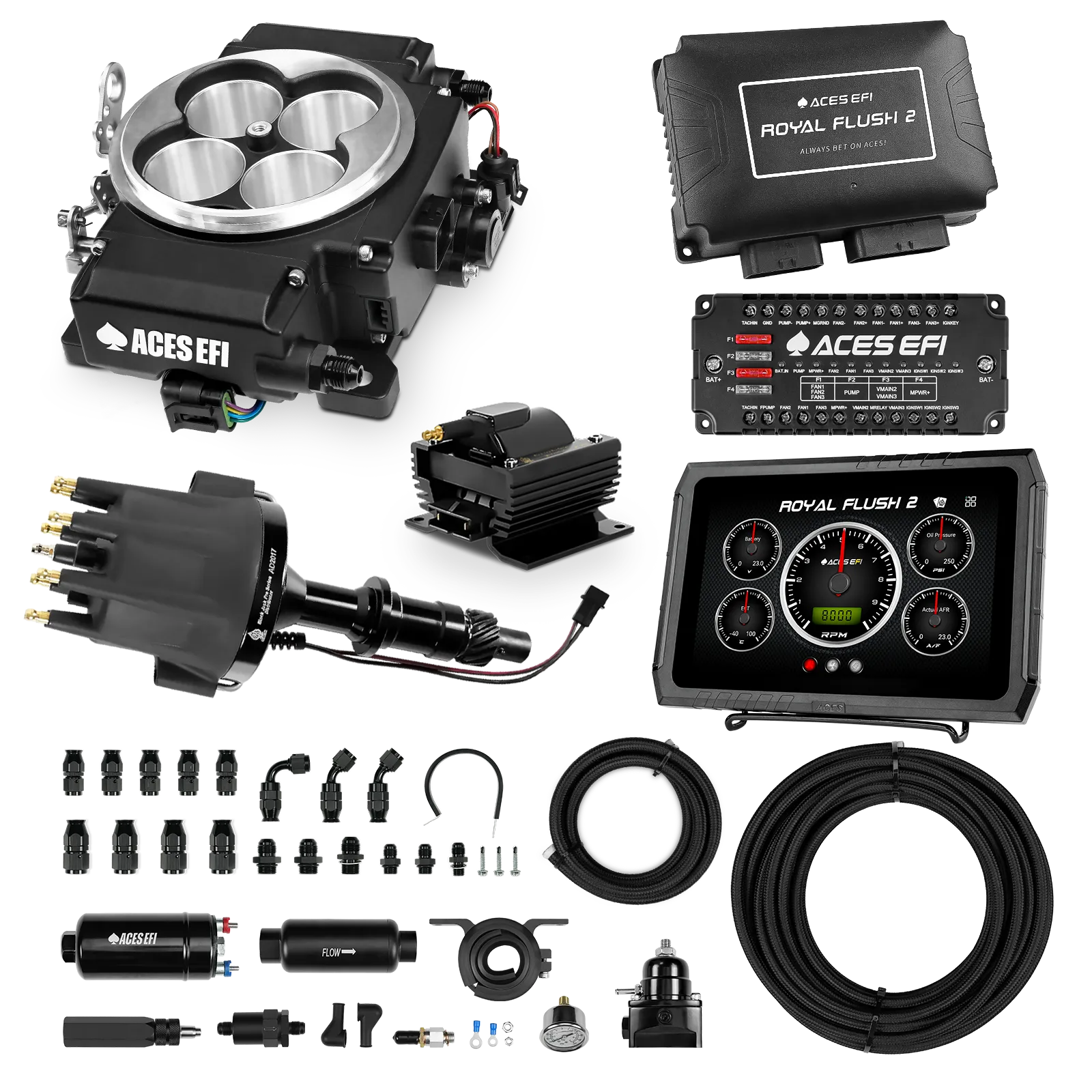 Royal Flush 2 EFI/CDI Master Kits (Black)