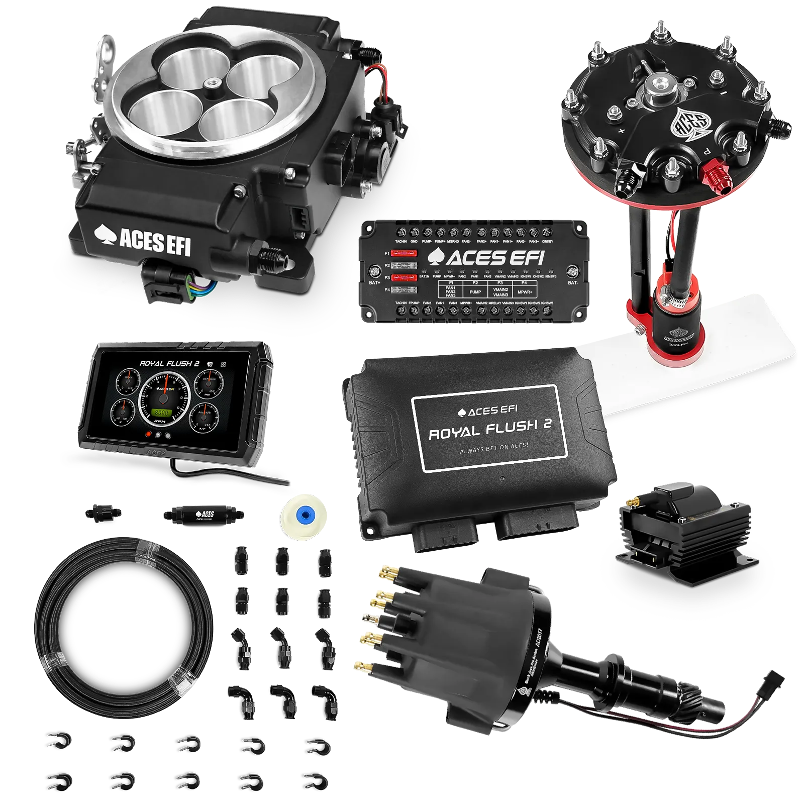 Royal Flush 2 EFI/CDI Master Kits (Black)