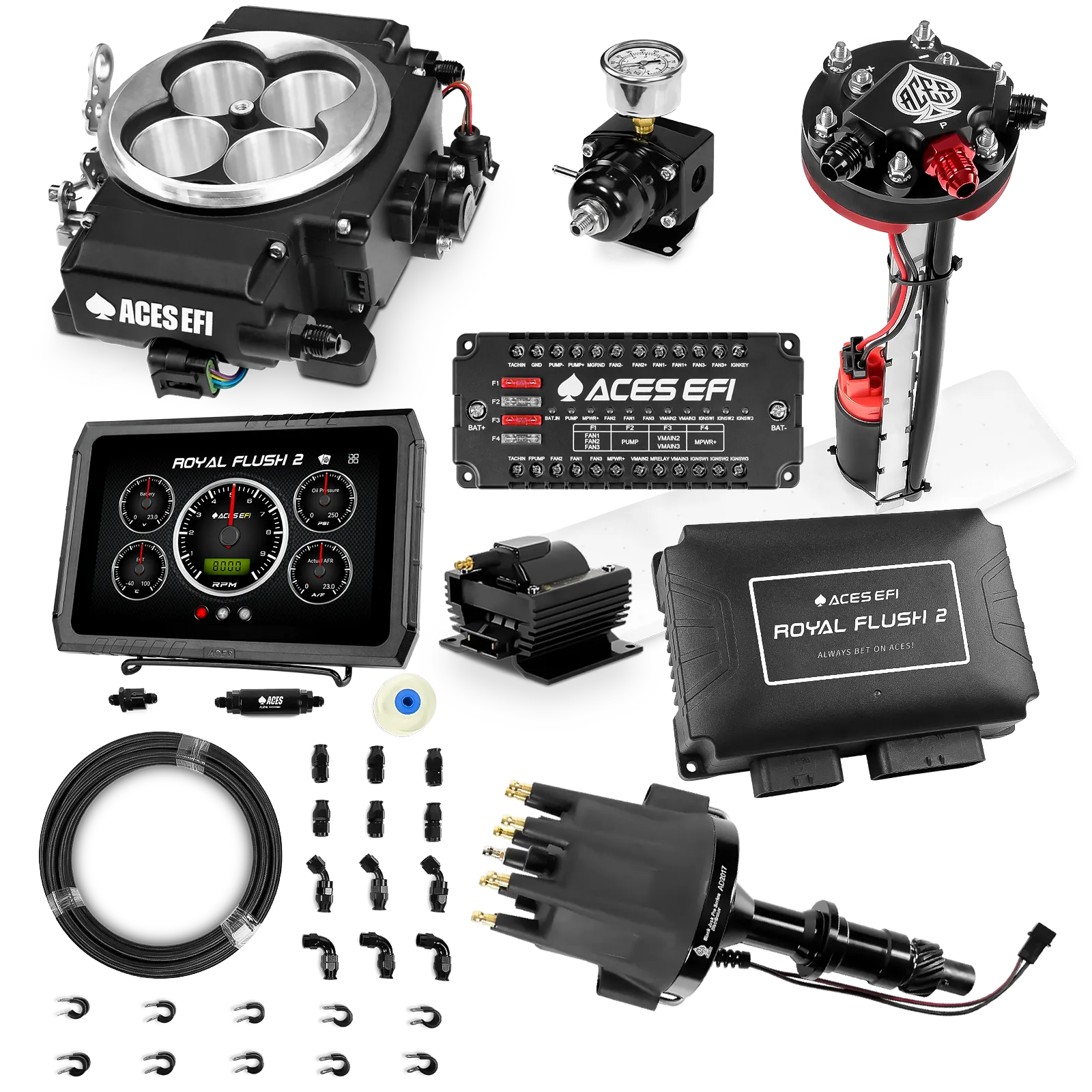 Royal Flush 2 EFI/CDI Master Kits (Black)