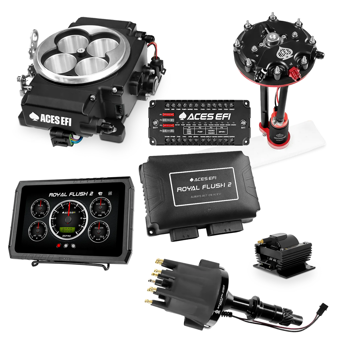 Royal Flush 2 EFI/CDI Master Kits (Black)