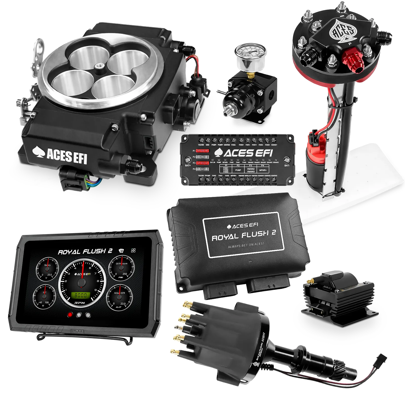 Royal Flush 2 EFI/CDI Master Kits (Black)
