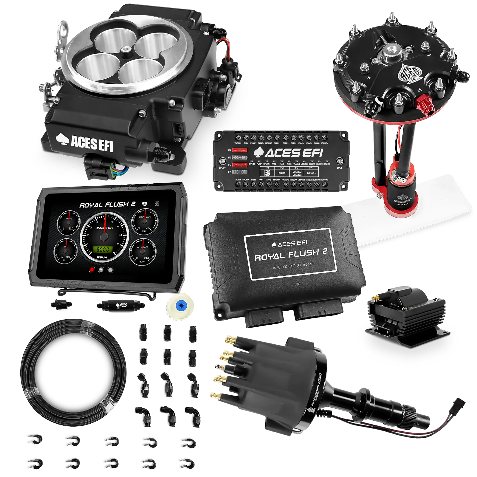 Royal Flush 2 EFI/CDI Master Kits (Black)