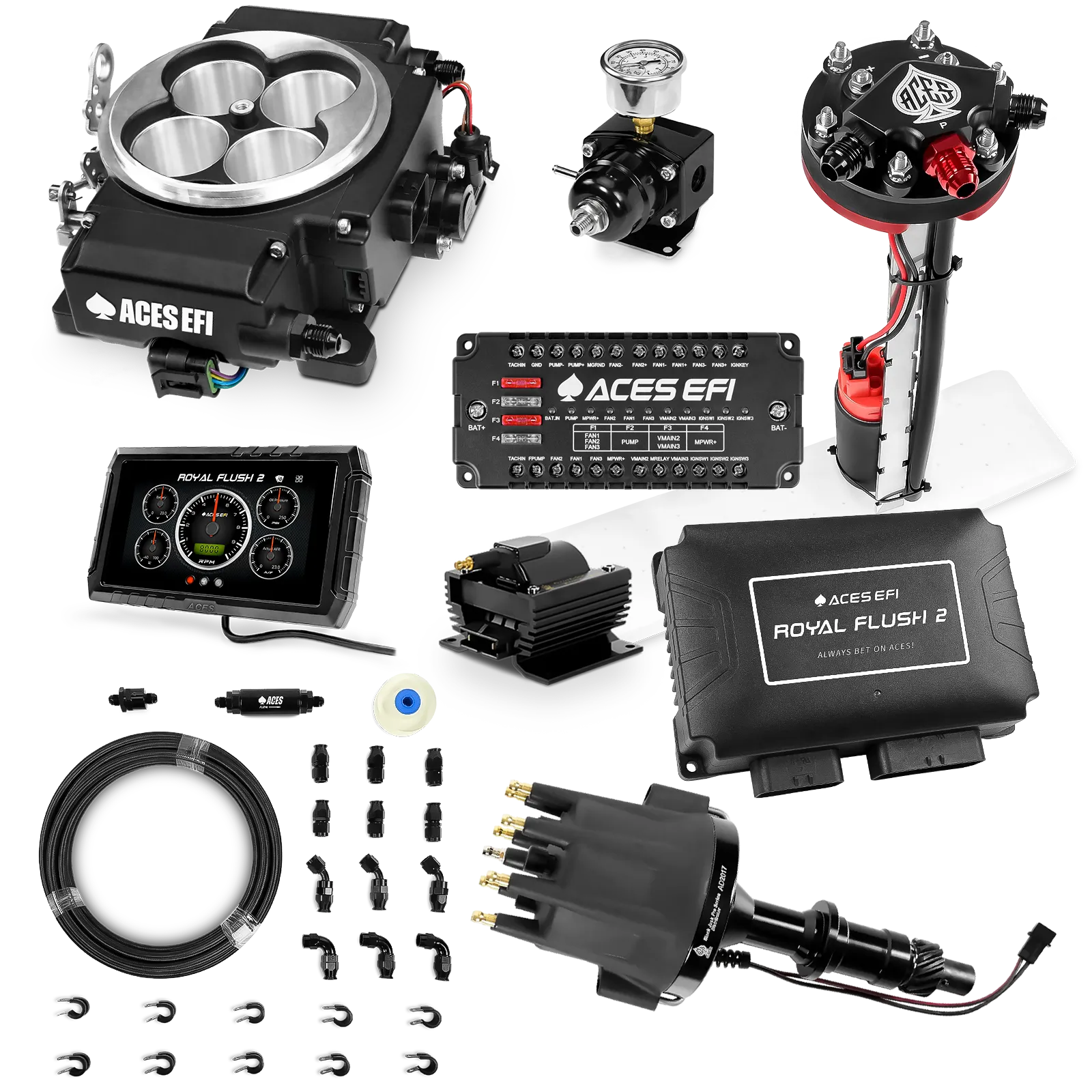 Royal Flush 2 EFI/CDI Master Kits (Black)