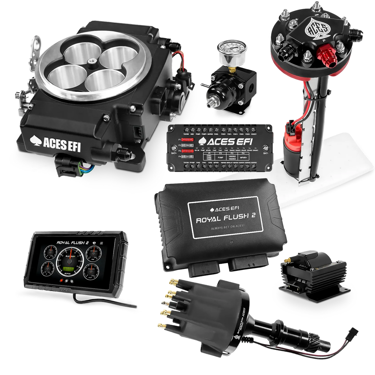 Royal Flush 2 EFI/CDI Master Kits (Black)