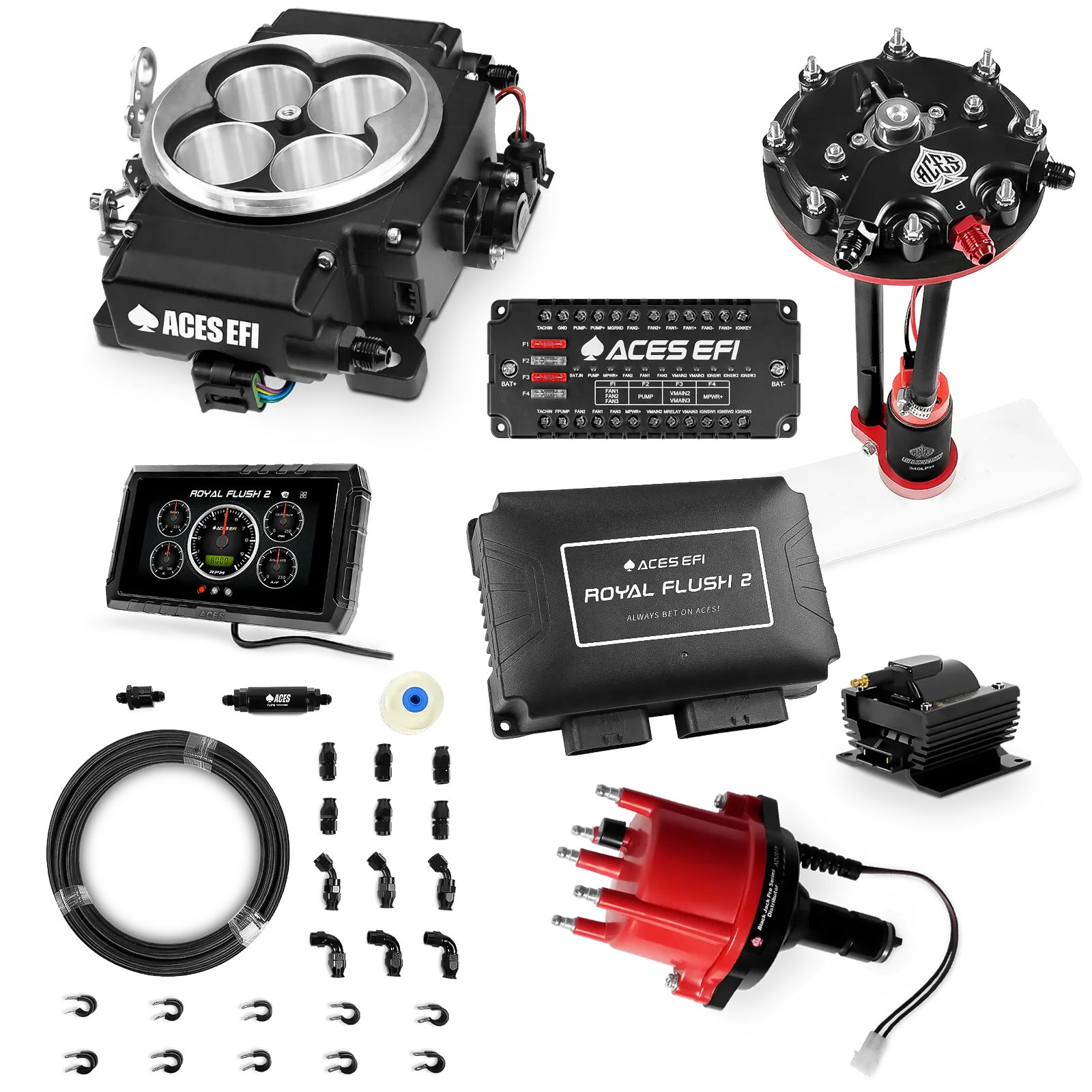 Royal Flush 2 EFI/CDI Master Kits (Black)