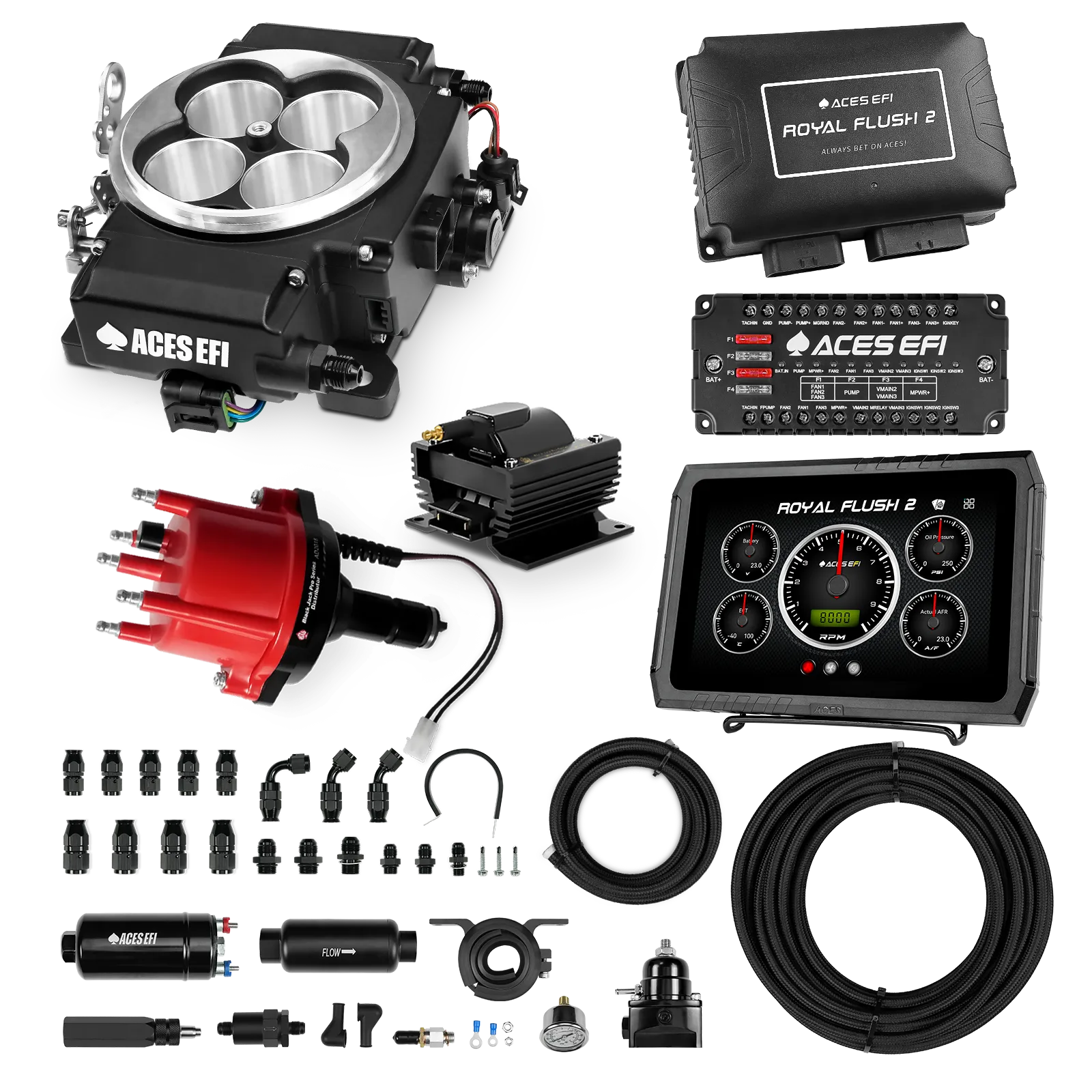 Royal Flush 2 EFI/CDI Master Kits (Black)
