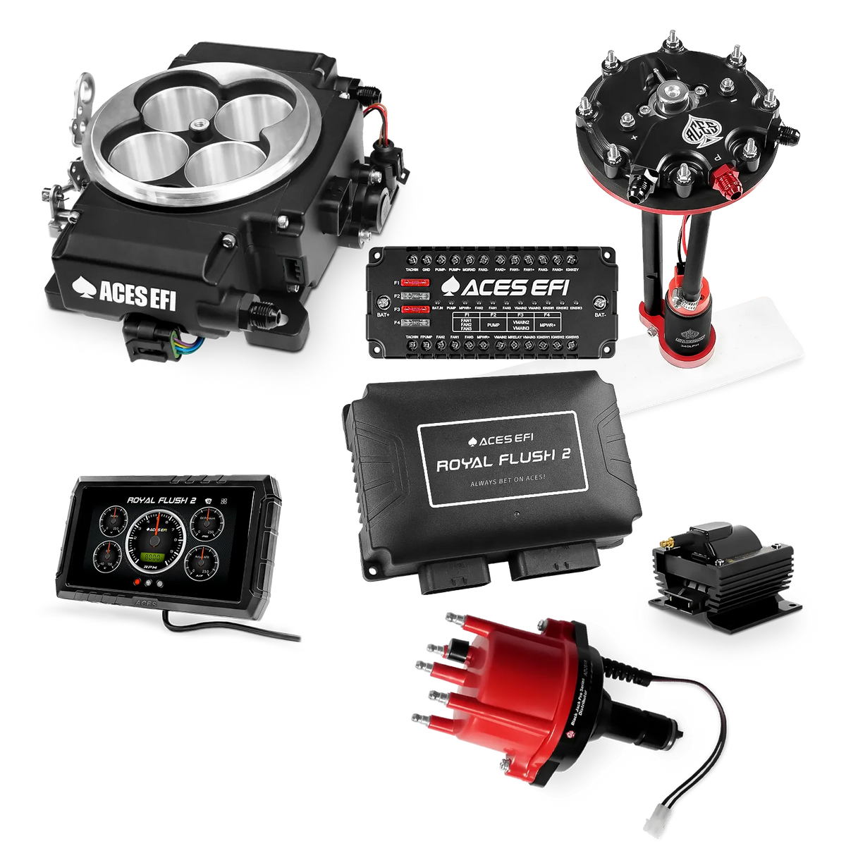 Royal Flush 2 EFI/CDI Master Kits (Black)