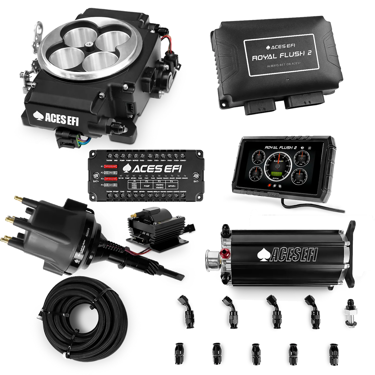 Royal Flush 2 EFI/CDI Master Kits (Black)