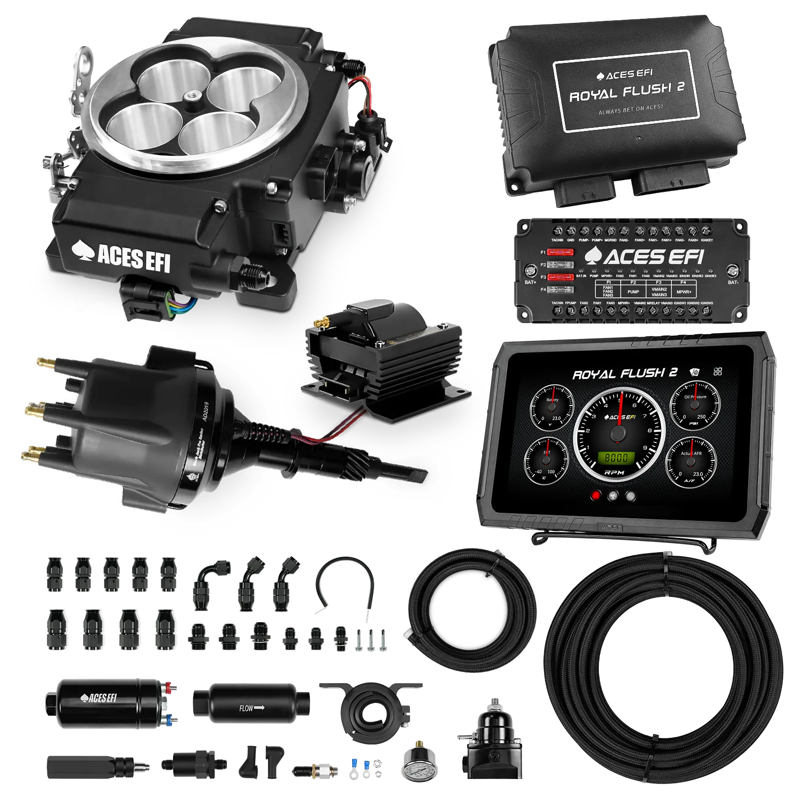 Royal Flush 2 EFI/CDI Master Kits (Black)