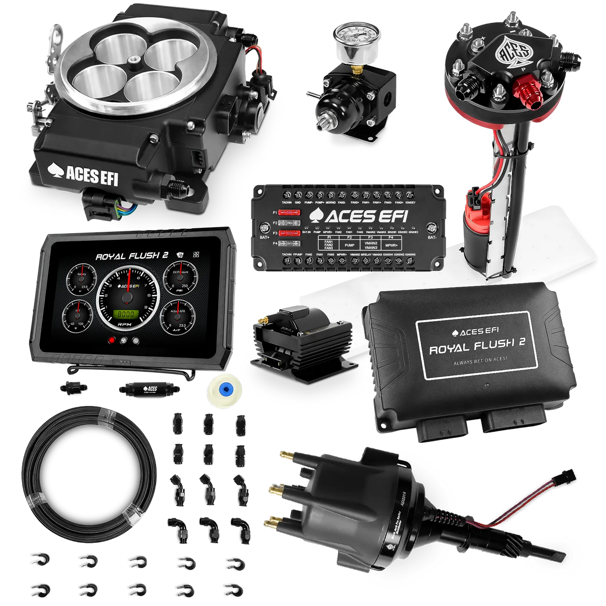 Royal Flush 2 EFI/CDI Master Kits (Black)
