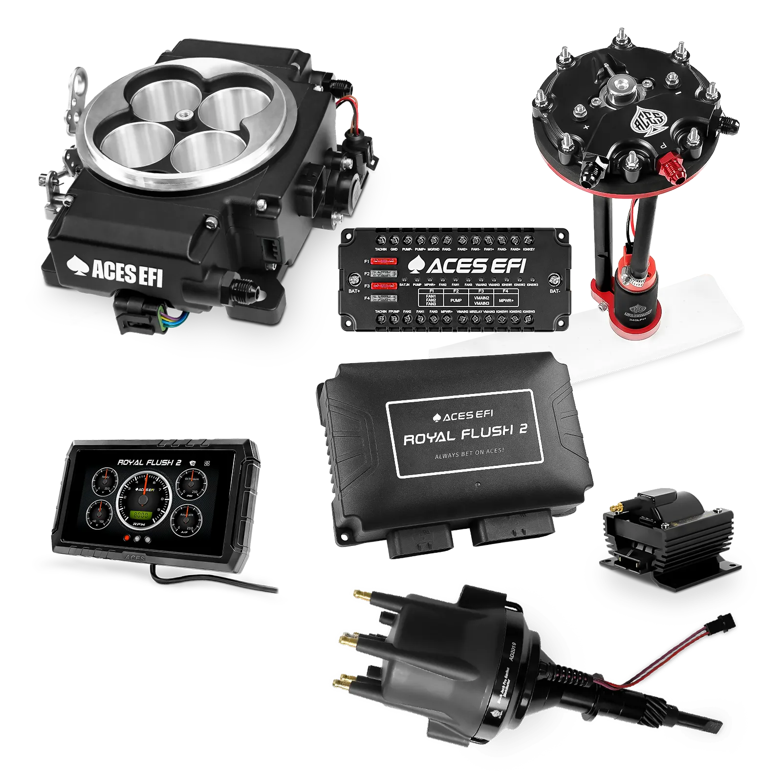 Royal Flush 2 EFI/CDI Master Kits (Black)