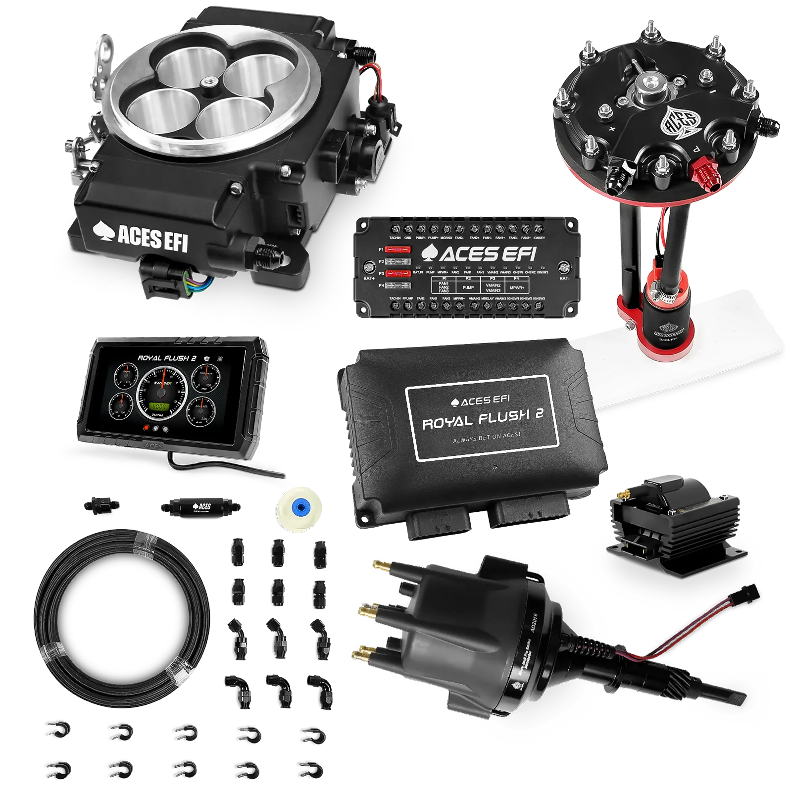 Royal Flush 2 EFI/CDI Master Kits (Black)