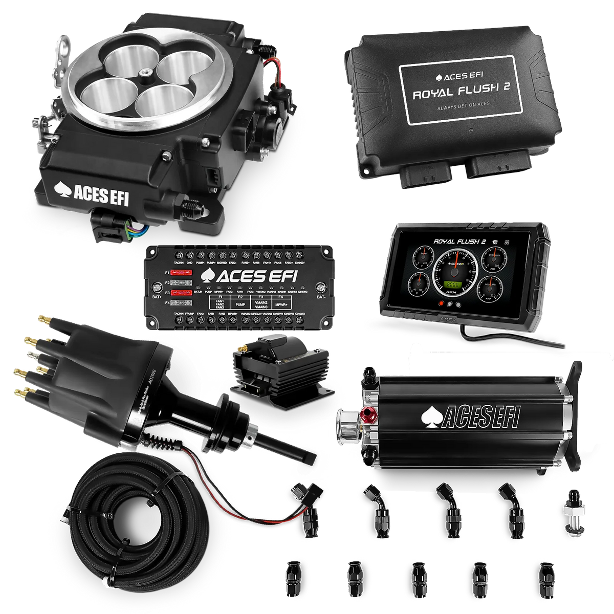Royal Flush 2 EFI/CDI Master Kits (Black)