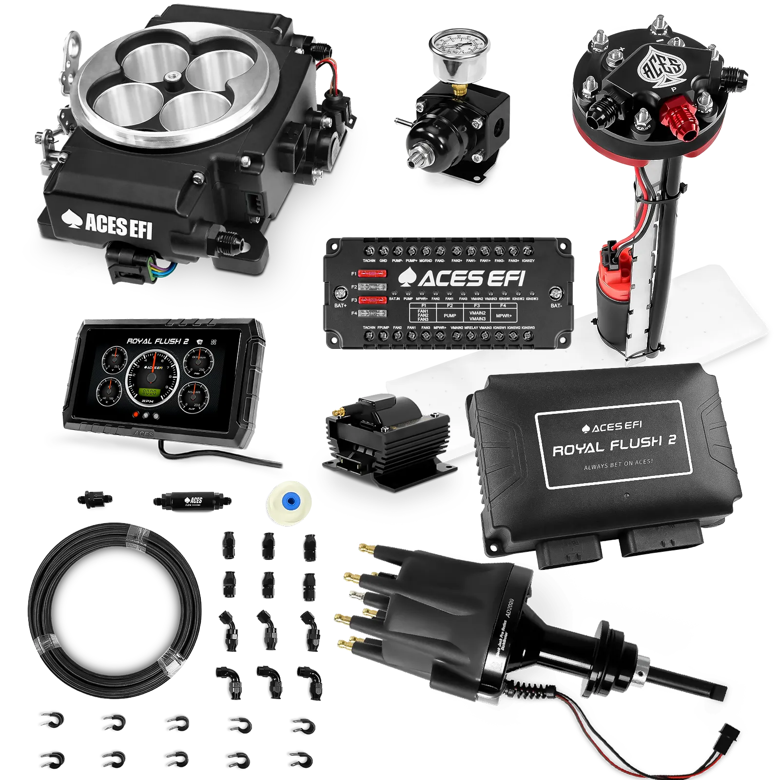Royal Flush 2 EFI/CDI Master Kits (Black)