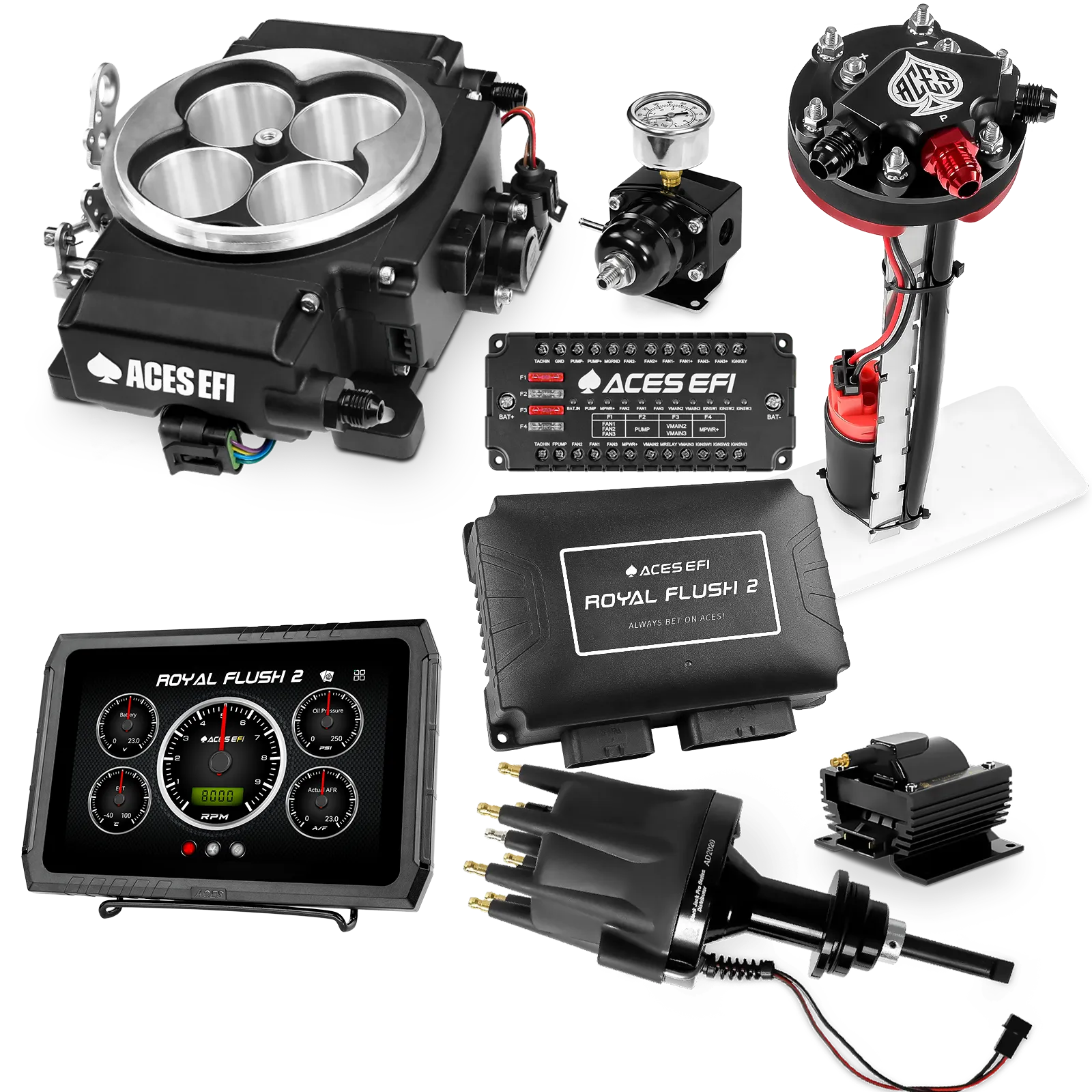 Royal Flush 2 EFI/CDI Master Kits (Black)