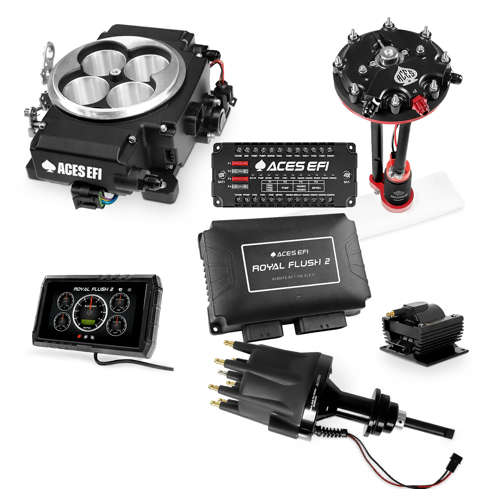Royal Flush 2 EFI/CDI Master Kits (Black)